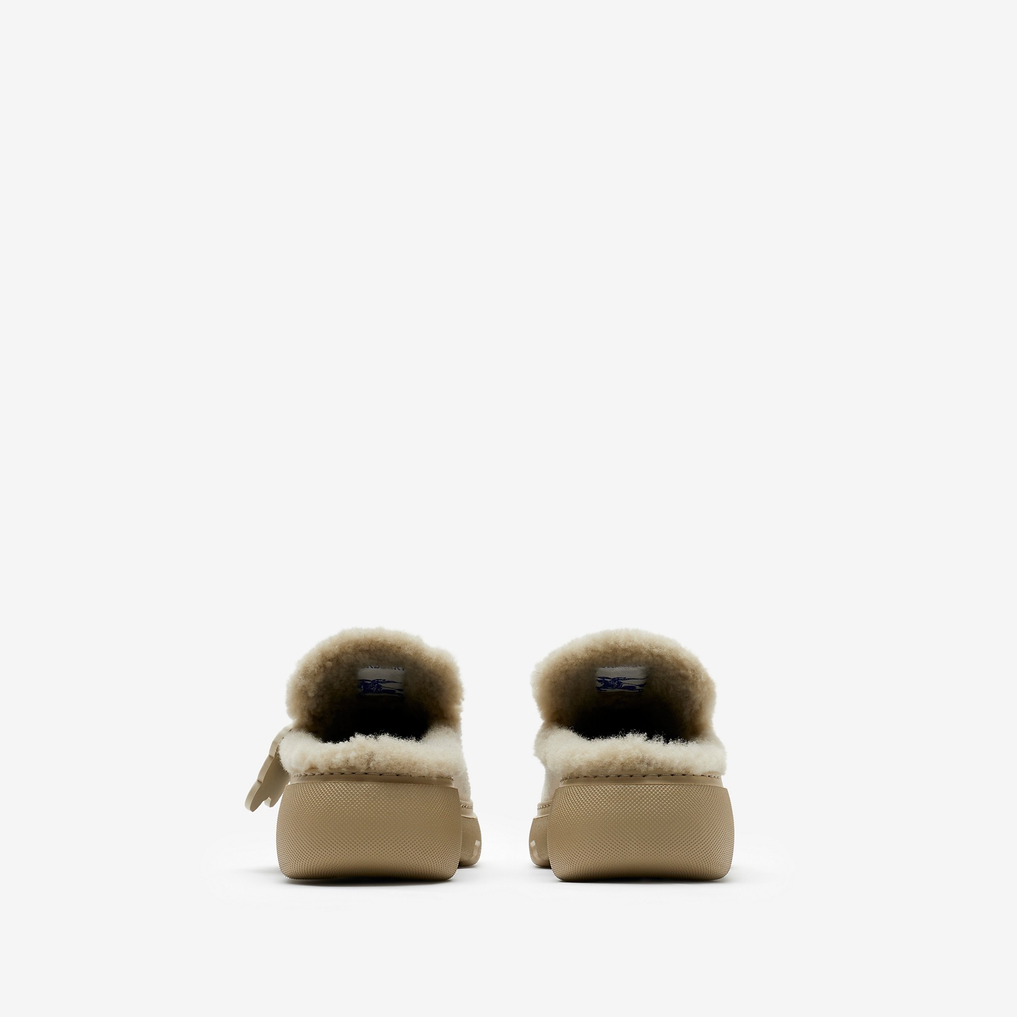 Suede and Shearling Stony Mules - 4