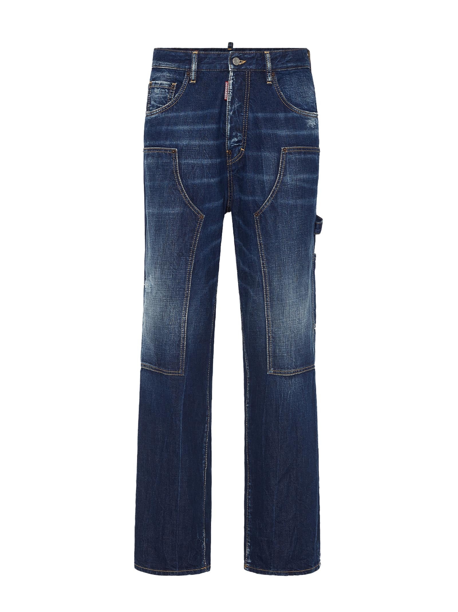JEANS DARK SEMPLICE LOOSE CARPENTER DSQUARED2 - 1