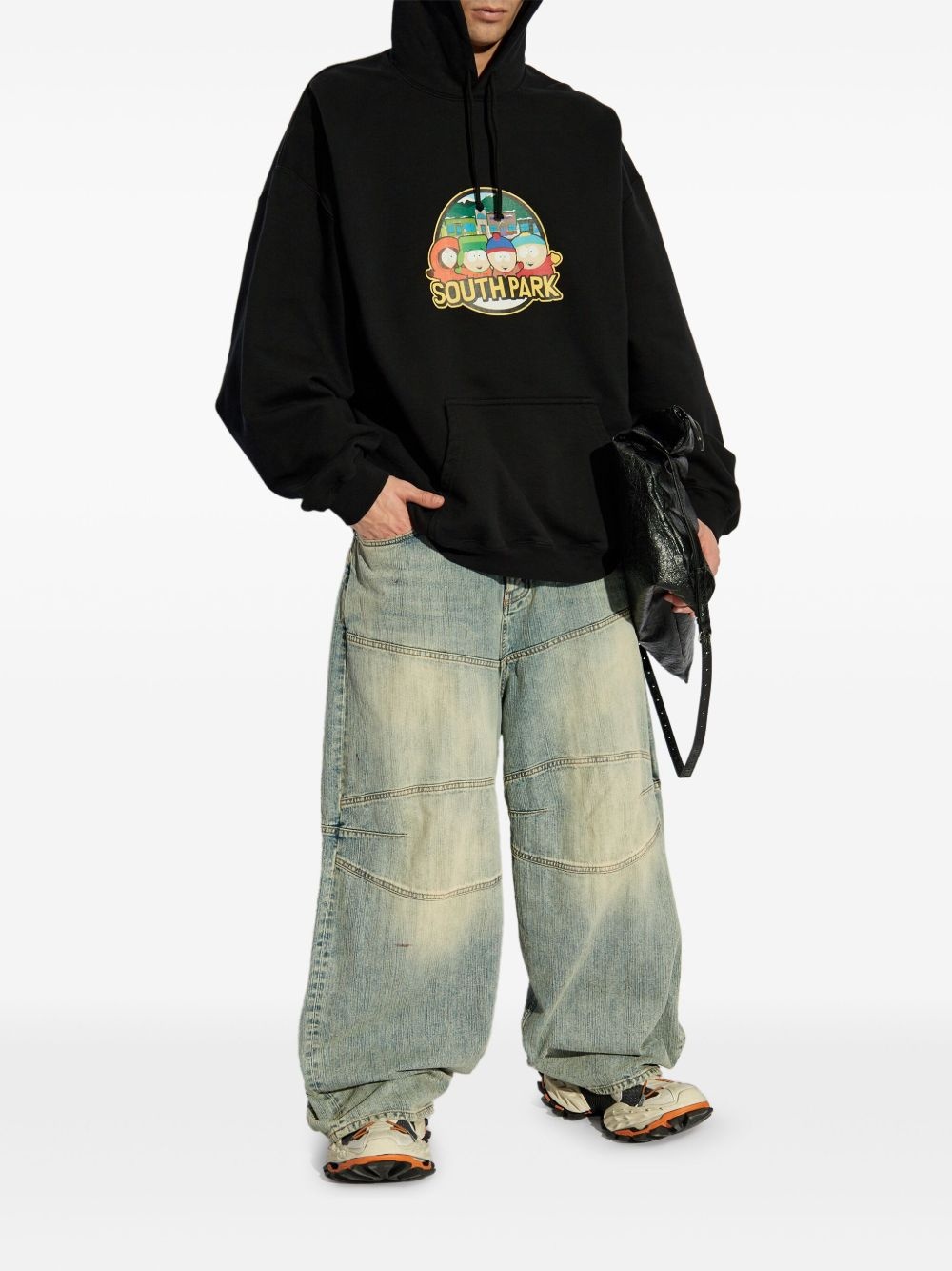 スウェット・トレーナー VETEMENTS 'Southpark' sweatshirt Black VETEMENTS SOUTHPARK OVERSIZED SWEATSHIRT BLACK ヴェトモン