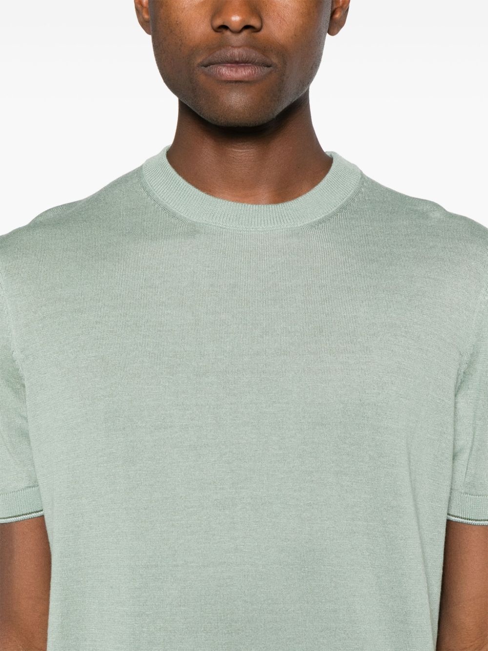 Tramonte fine-knit T-shirt - 5
