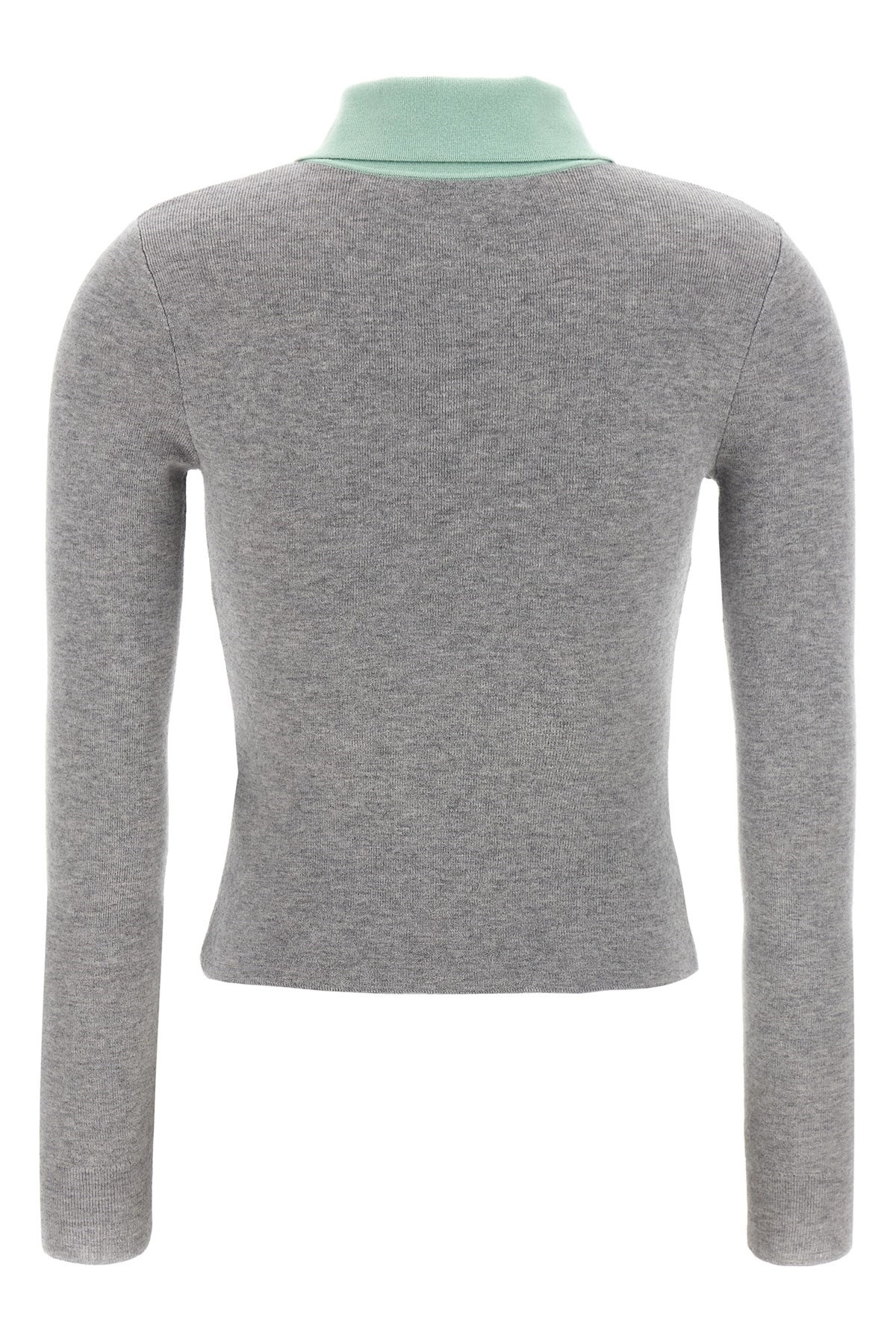 'Grey Merino Wool' cardigan - 2
