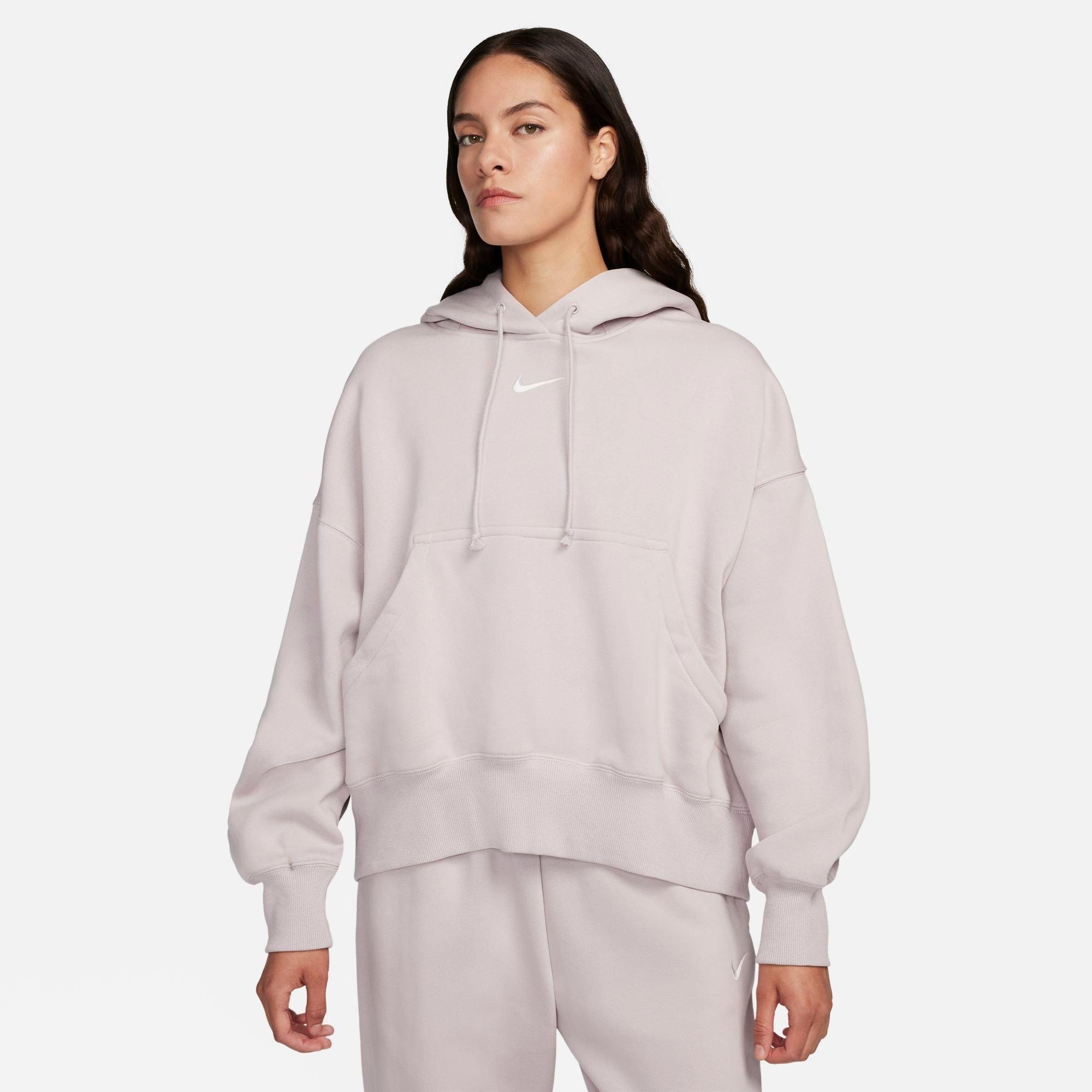 WOMEN'S NIKE SPORTSWEAR PHOENIX FLEECE OVERSIZED PULLOVER HOODIE - 1