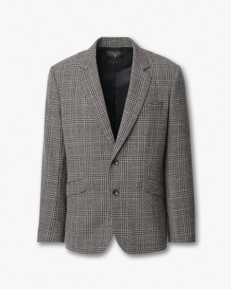 Butler Wool Plaid Blazer 1
