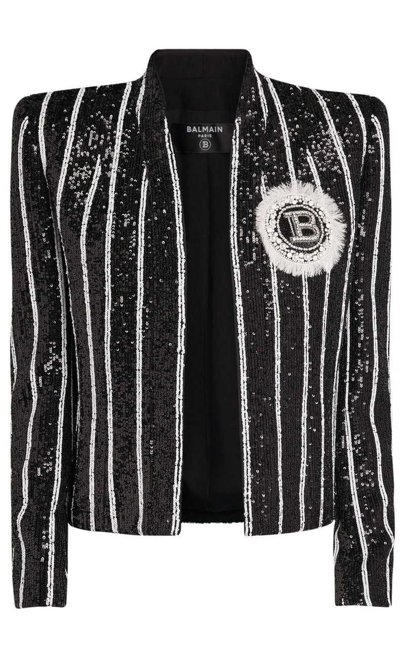 Sequinned Spencer Jacket - 1