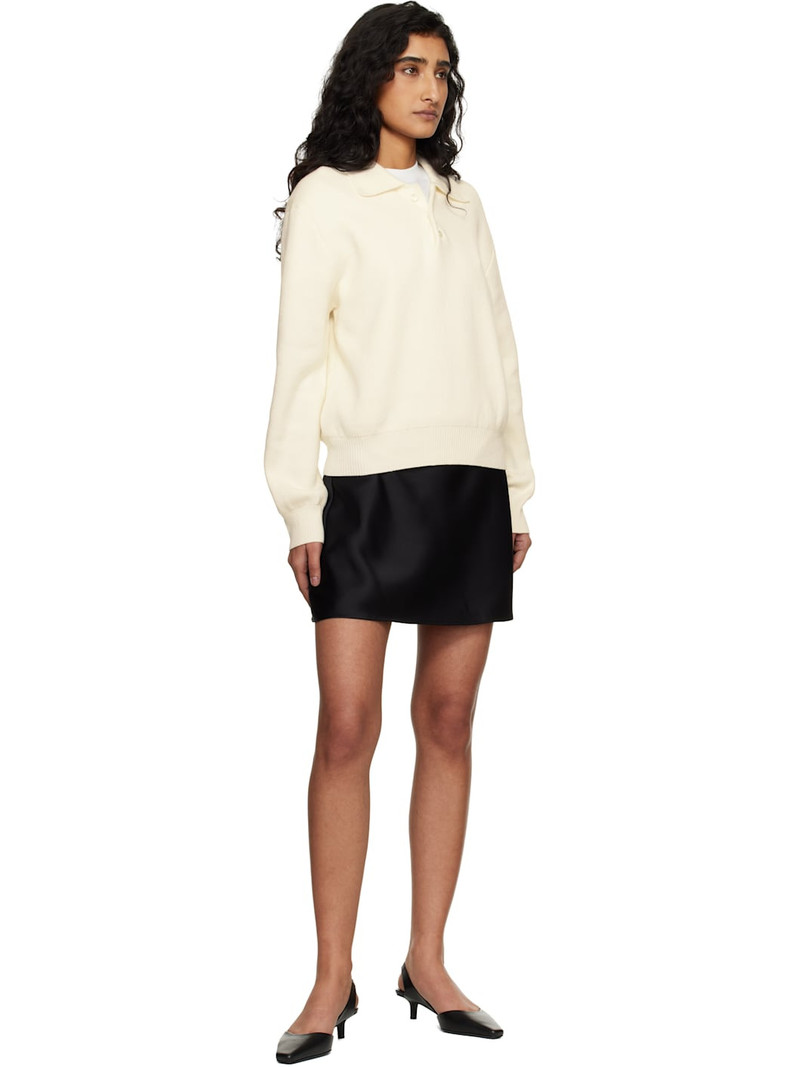 Dunst Black Satin Mini Skort outlook