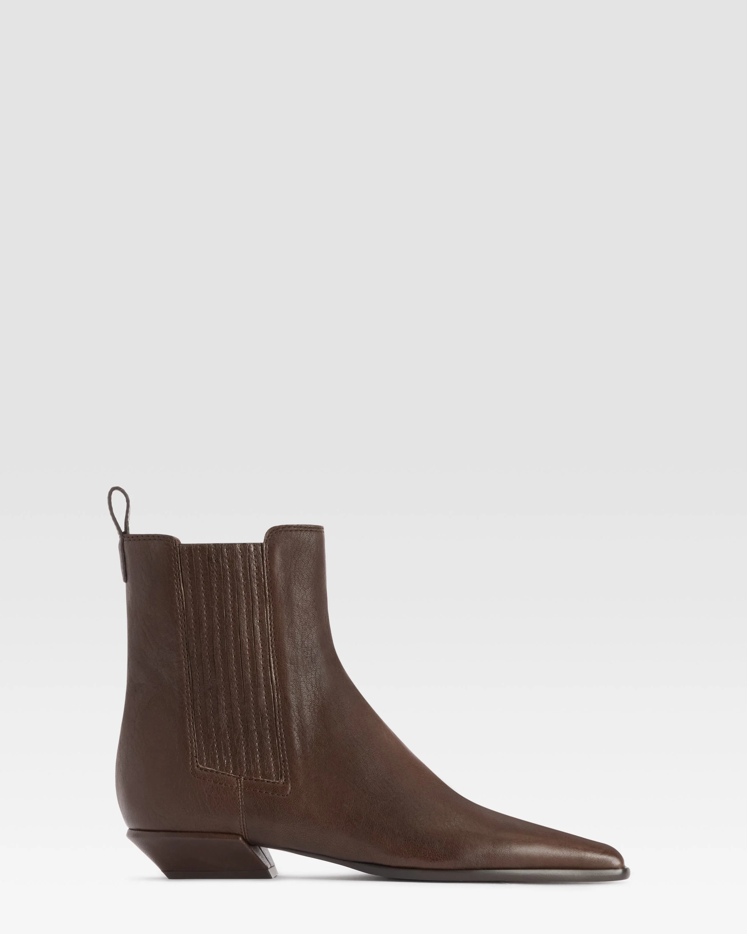 LEATHER ANKLE BOOT - 1