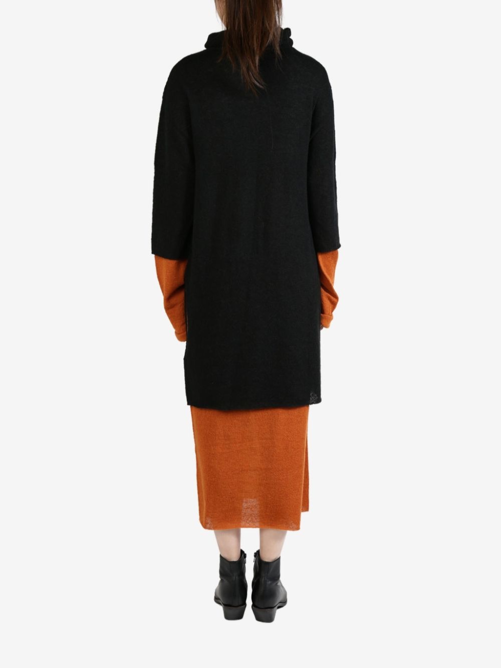 layered midi dress - 3