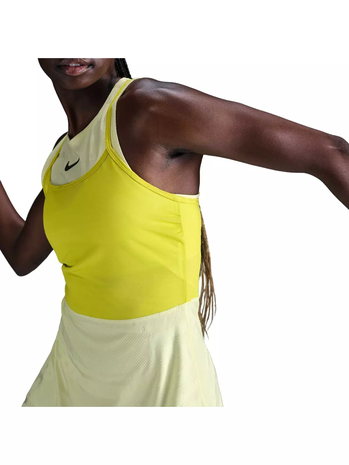 Women's Court Slam Dri-FIT Tennis Dress -Volt Green - 3