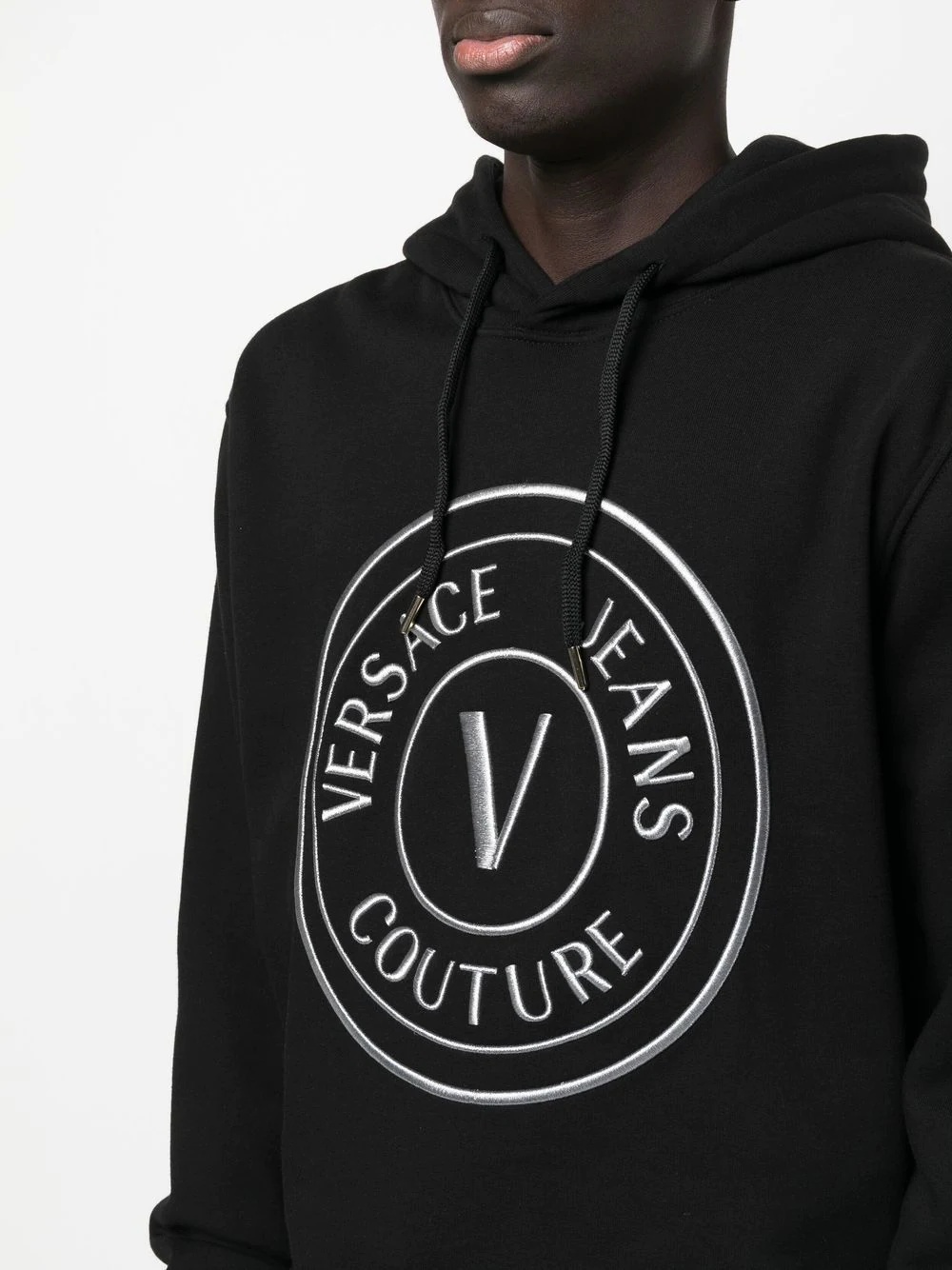 logo drawstring hoodie - 5