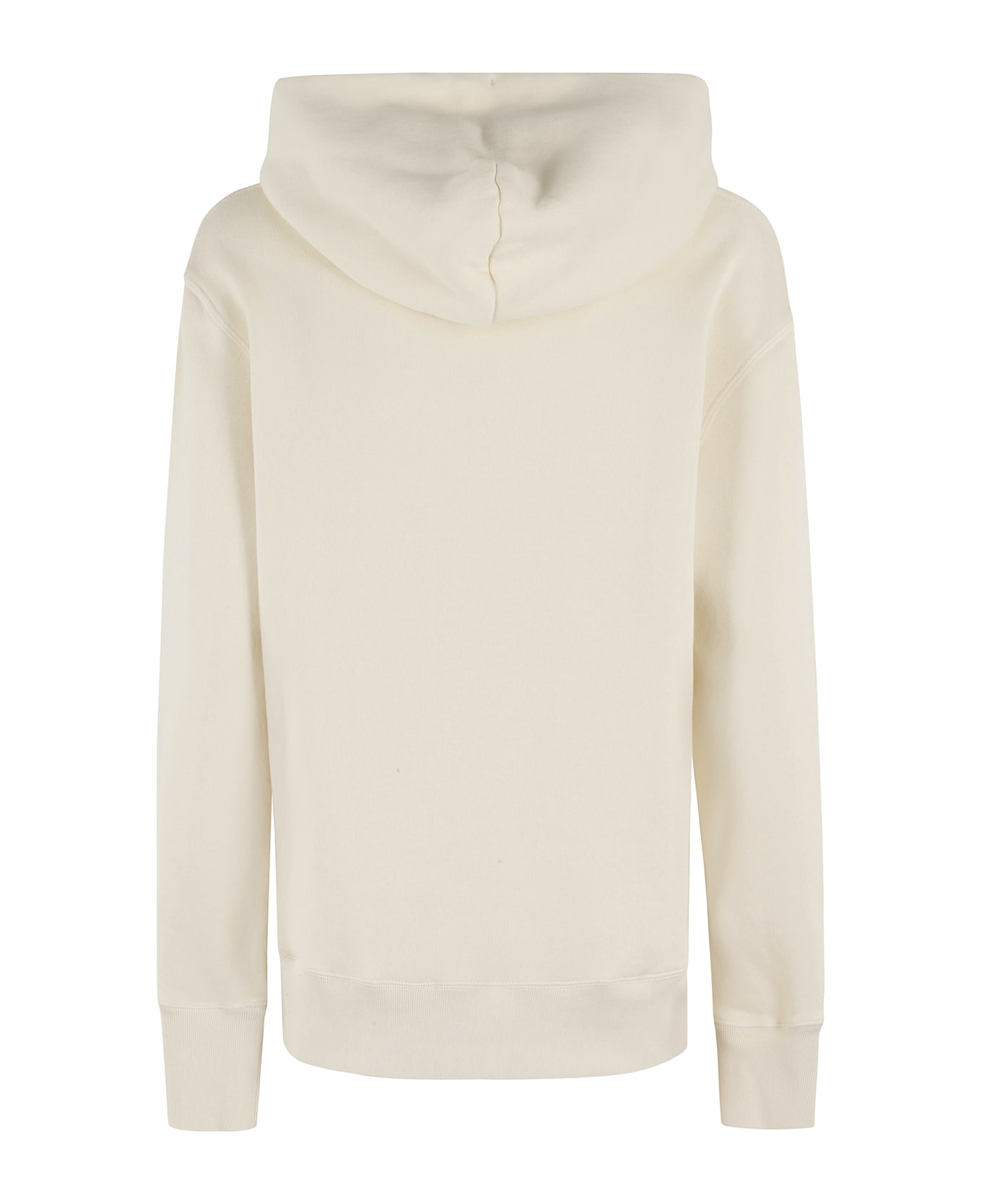 Cream Cotton Main Wom Sweatshirt - 2