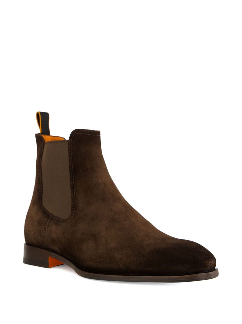 Santoni Archerboot suede Chelsea boots outlook