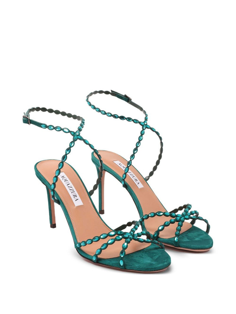 AQUAZZURA 85mm Love Struck sandals outlook