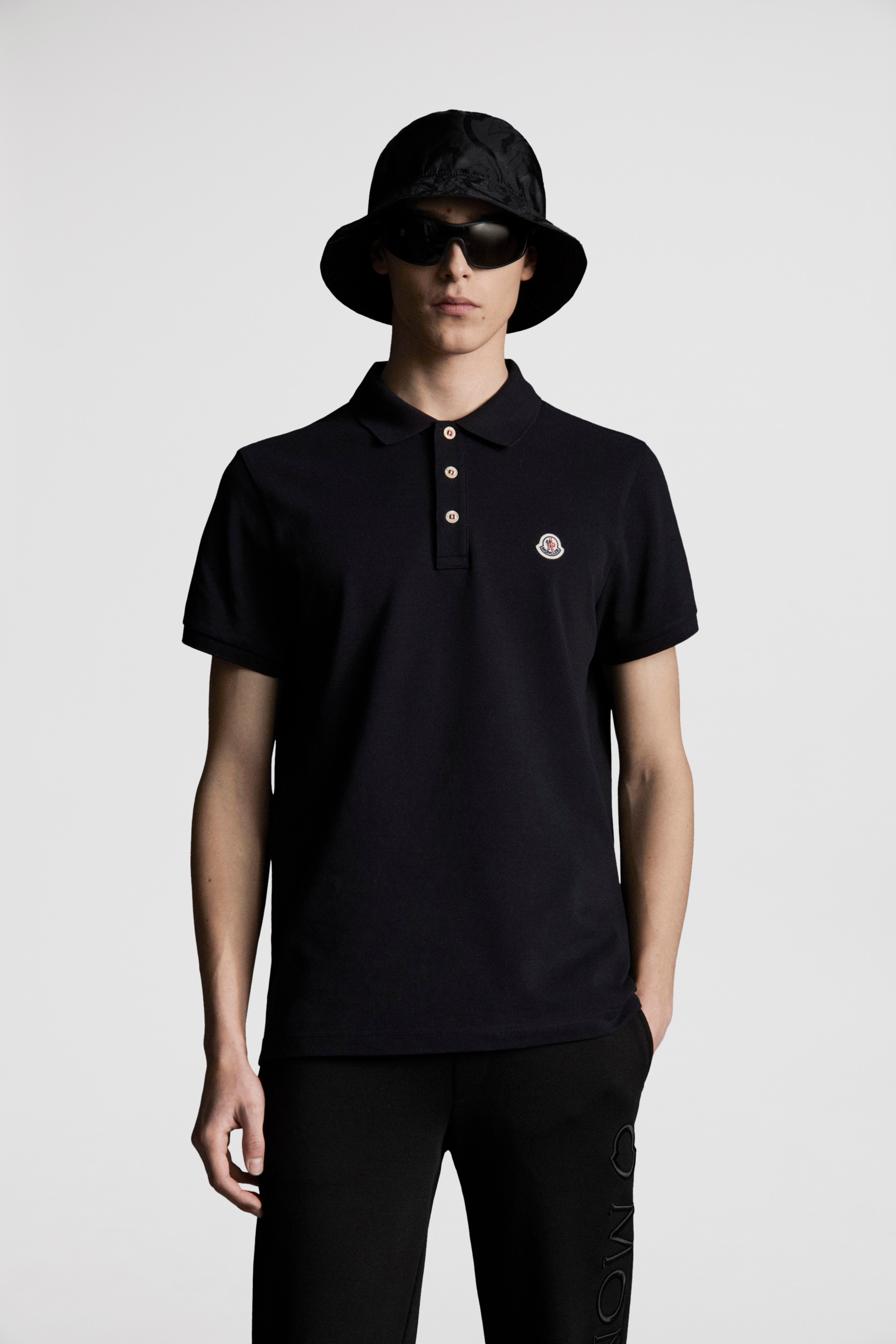 Logo Patch Cotton Polo Shirt - 2