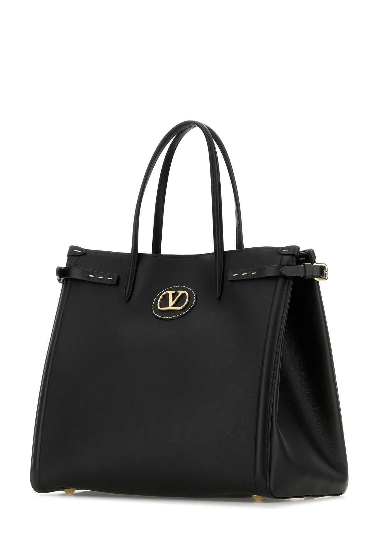 Black leather Antibes shopping bag - 2
