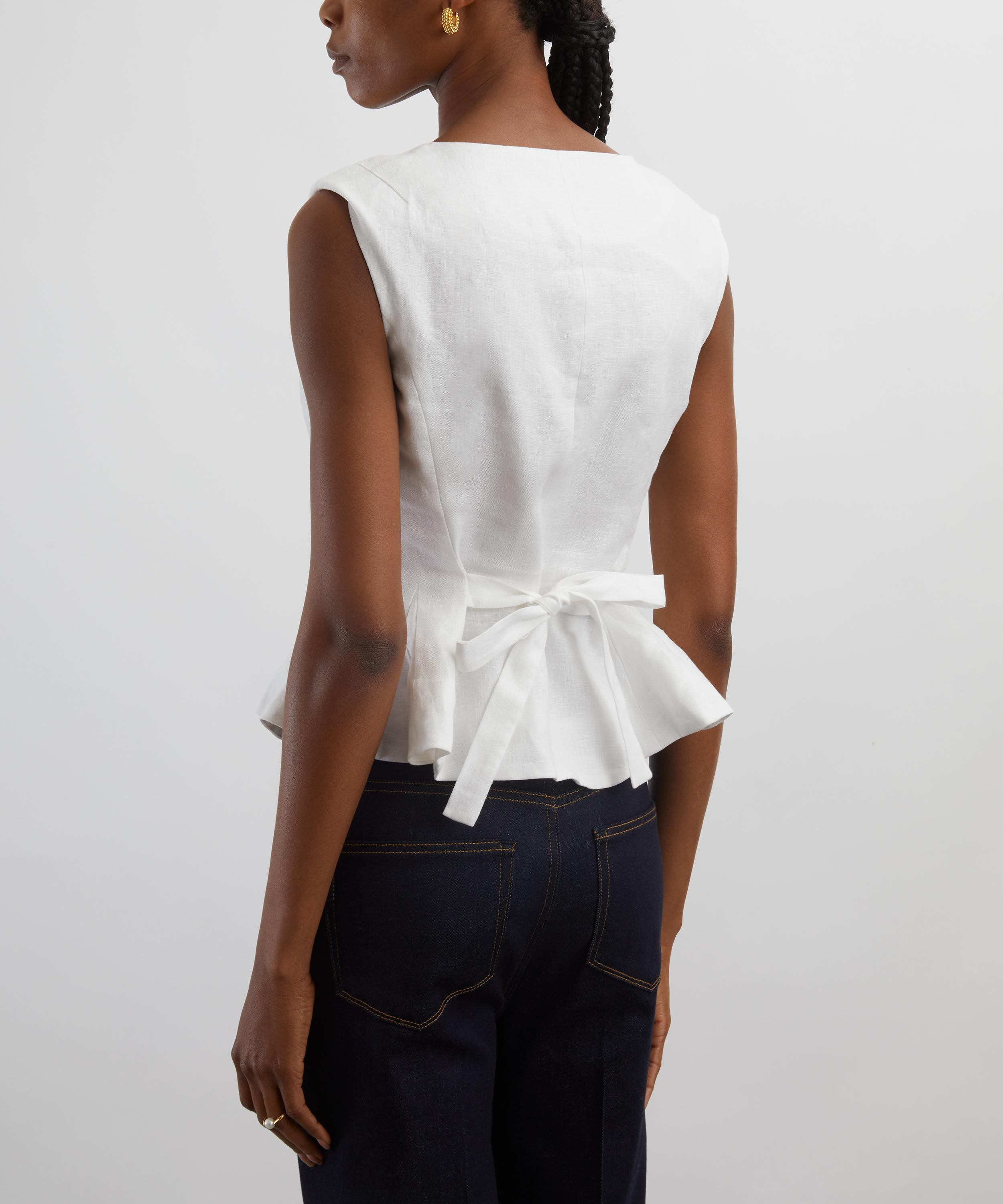 Paolina Linen Top - 4