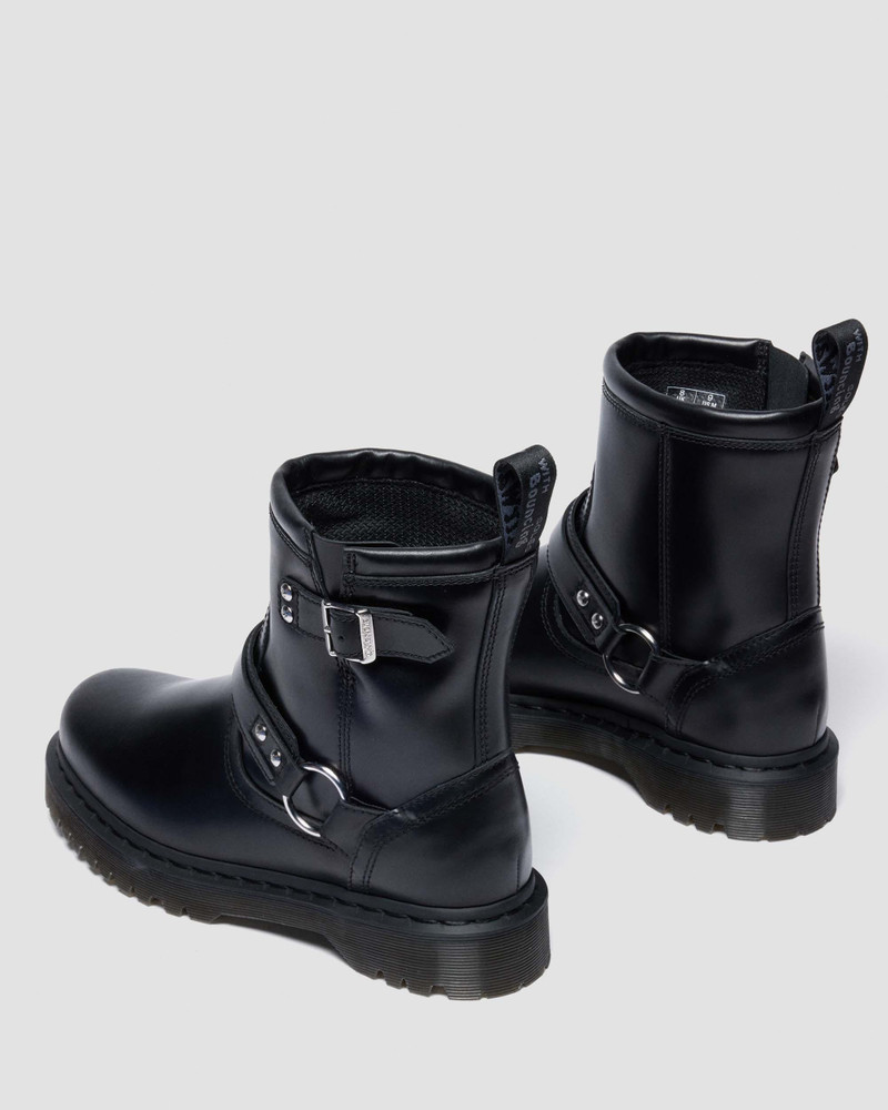 Anistone Harness Orleans Leather Biker Boots 6