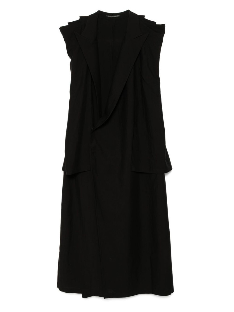 twisted gabardine coat 1