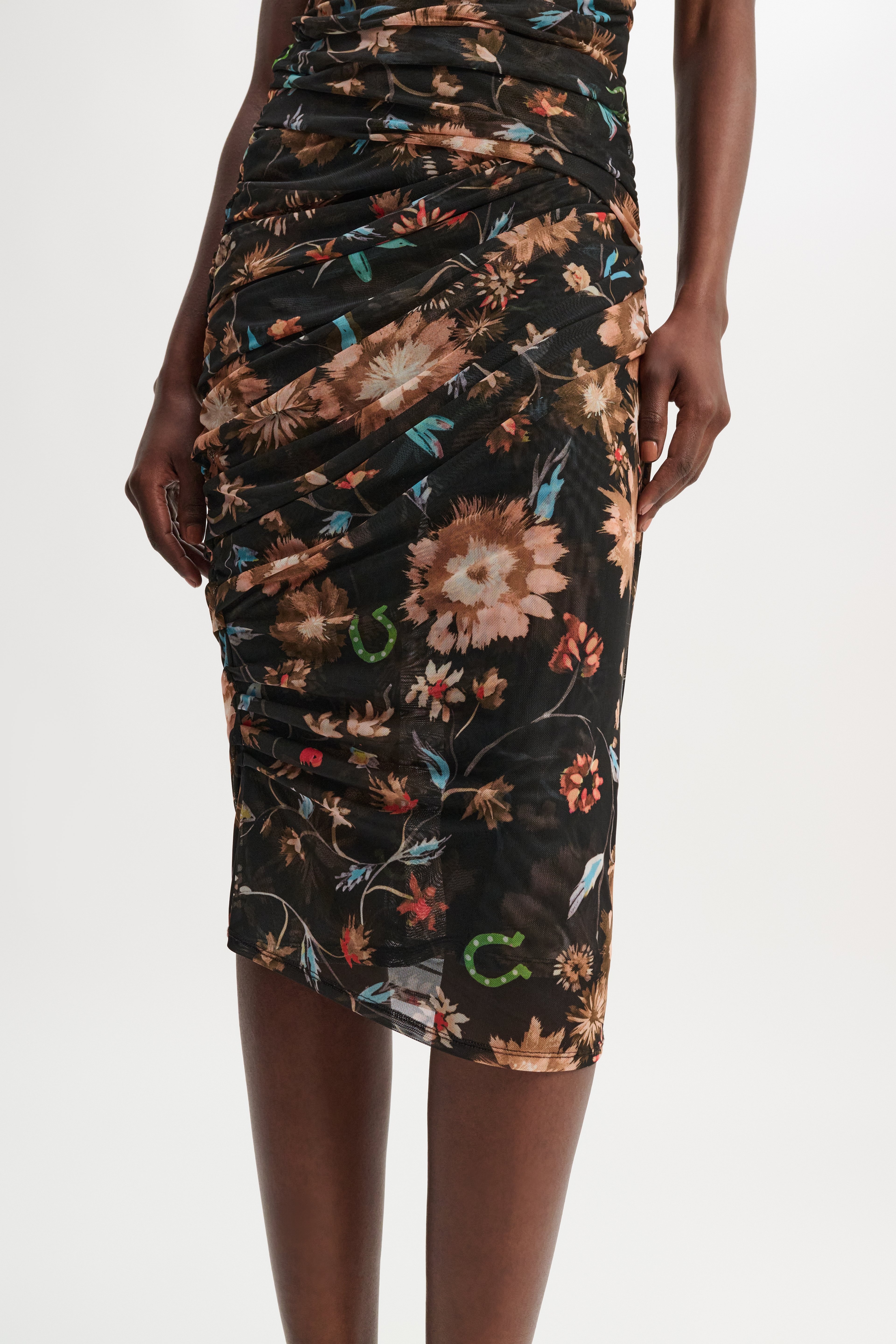 SHEER FLOWERS skirt - 5