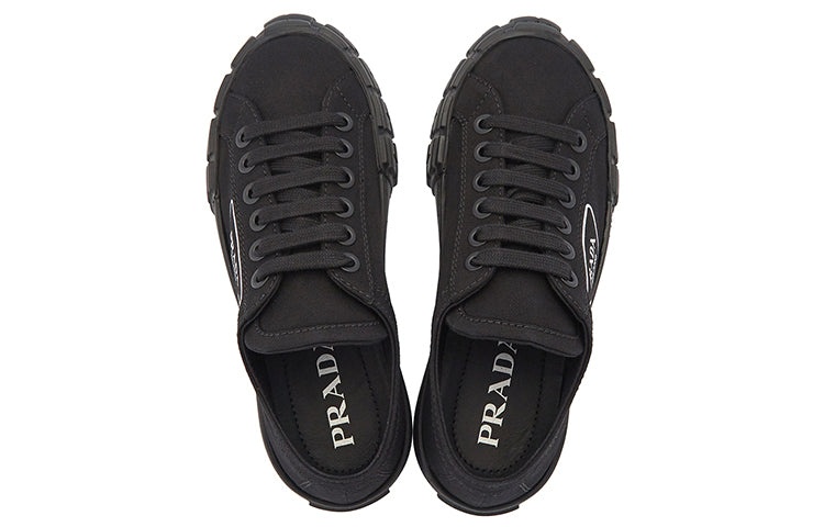 (WMNS) PRADA Cassetta Wheel Sneakers 'Black' 1E939L_GUD_F0002_F_035 - 4