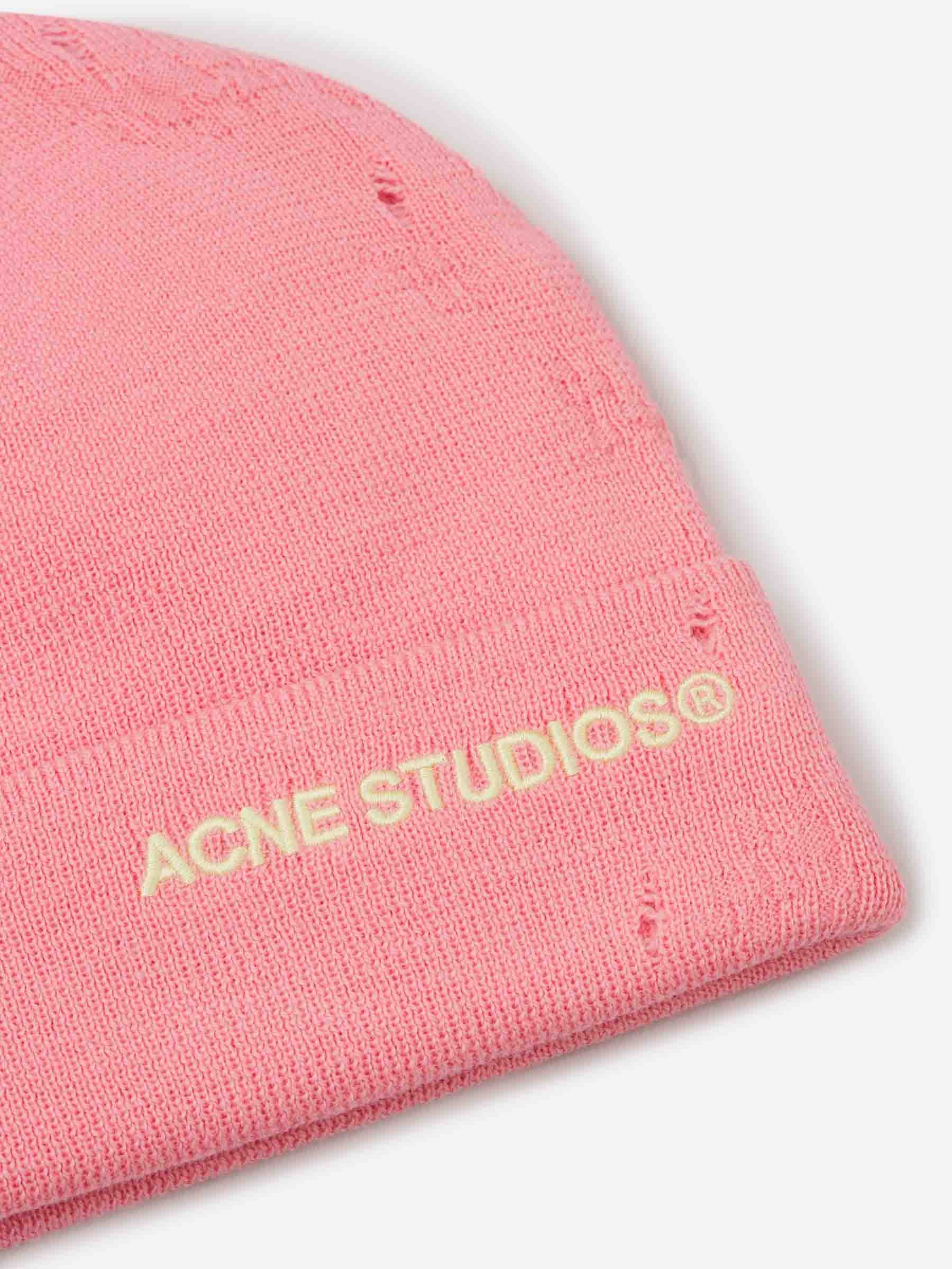 DISTRESSED LOGO BEANIE - 3