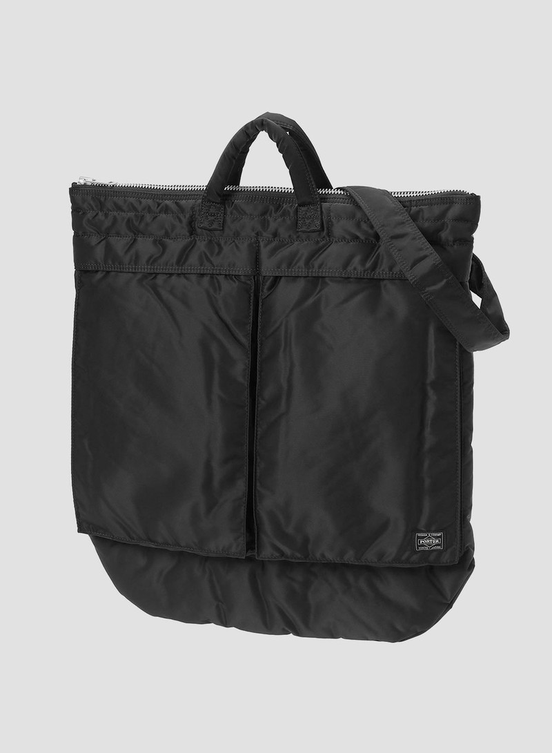 Porter-Yoshida & Co Tanker 2-Way Helmet Bag in Black 1