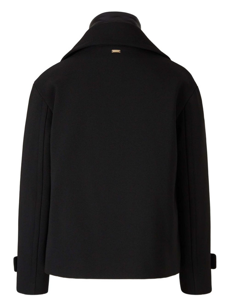 Herno layered peacoat outlook