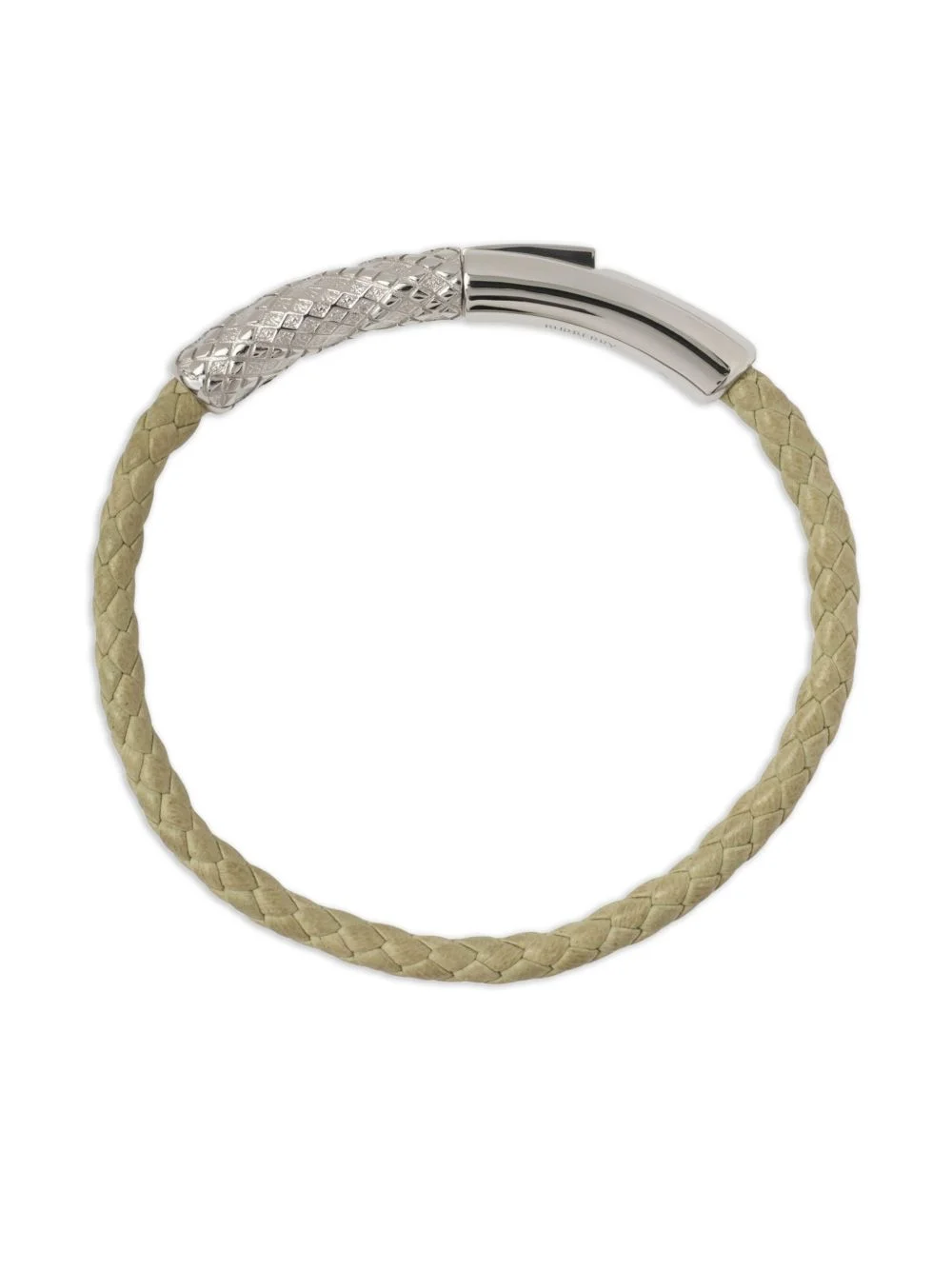 check leather bracelet - 1