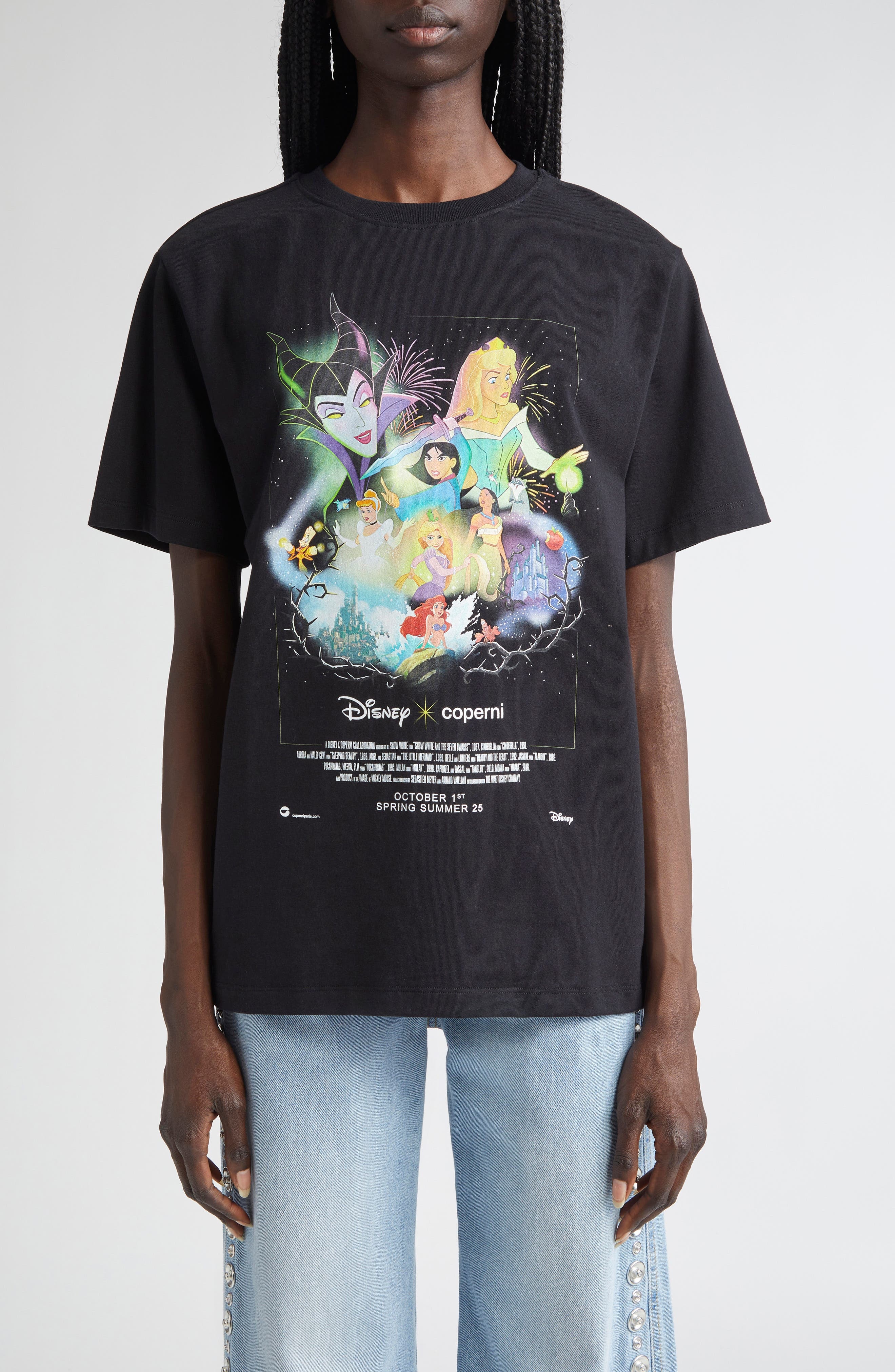Coperni x Disney Collector Graphic T-Shirt in Black at Nordstrom - 1