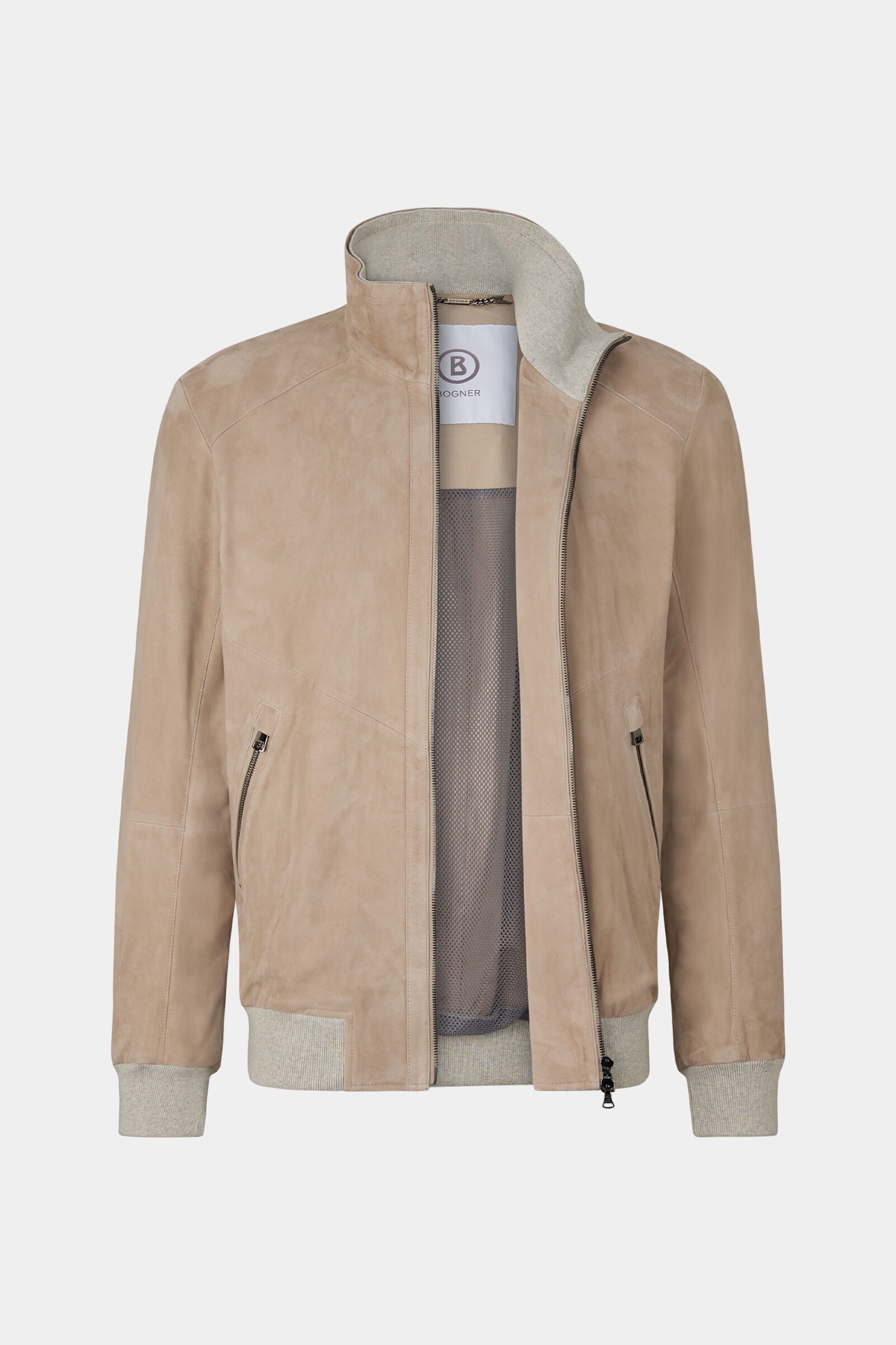 Mauro Leather jacket in Sand - 6