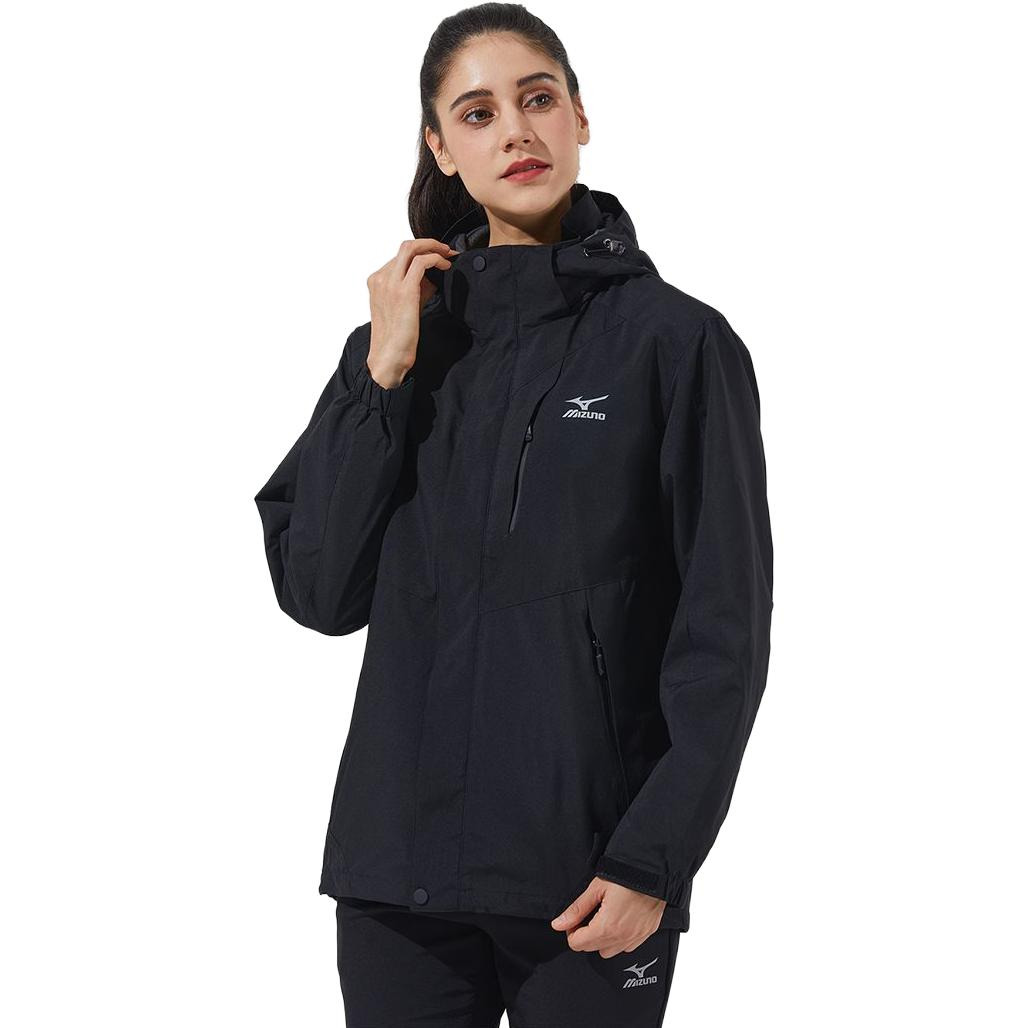 Mizuno Logo Windbreaker Jacket 'Black' A2CE2640 - 3