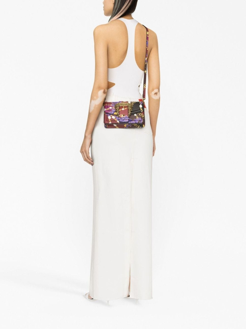 VERSACE JEANS COUTURE Chain Couture faux-leather crossbody bag outlook