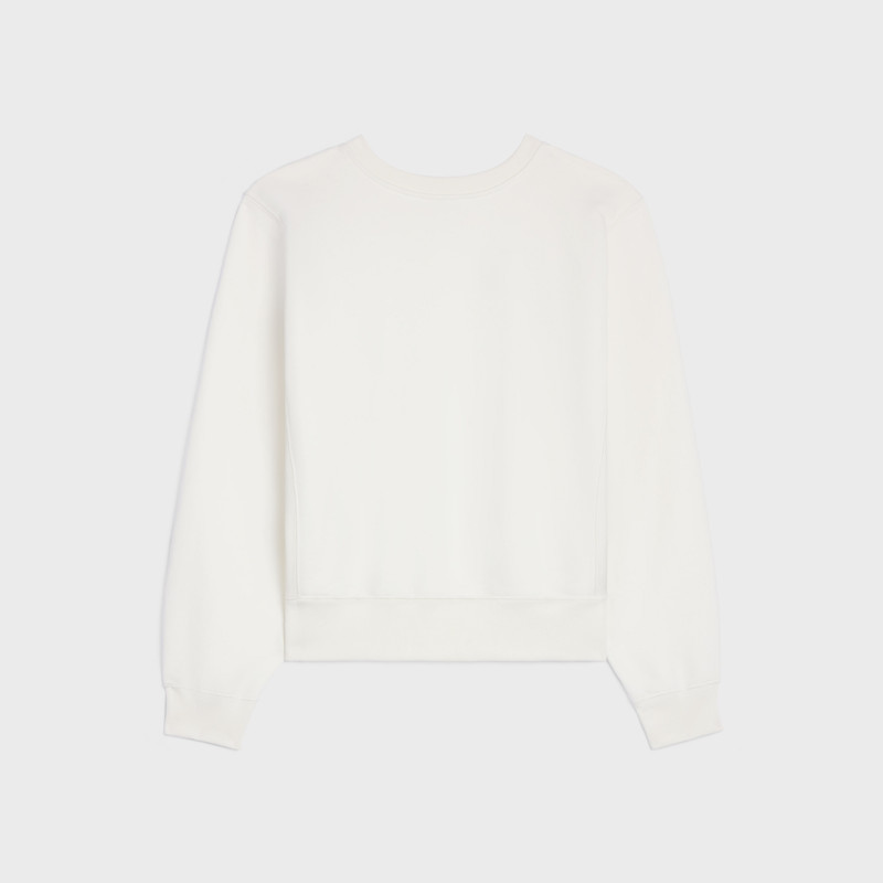 CELINE oversized celine sweatshirt IN cotton fleece outlook