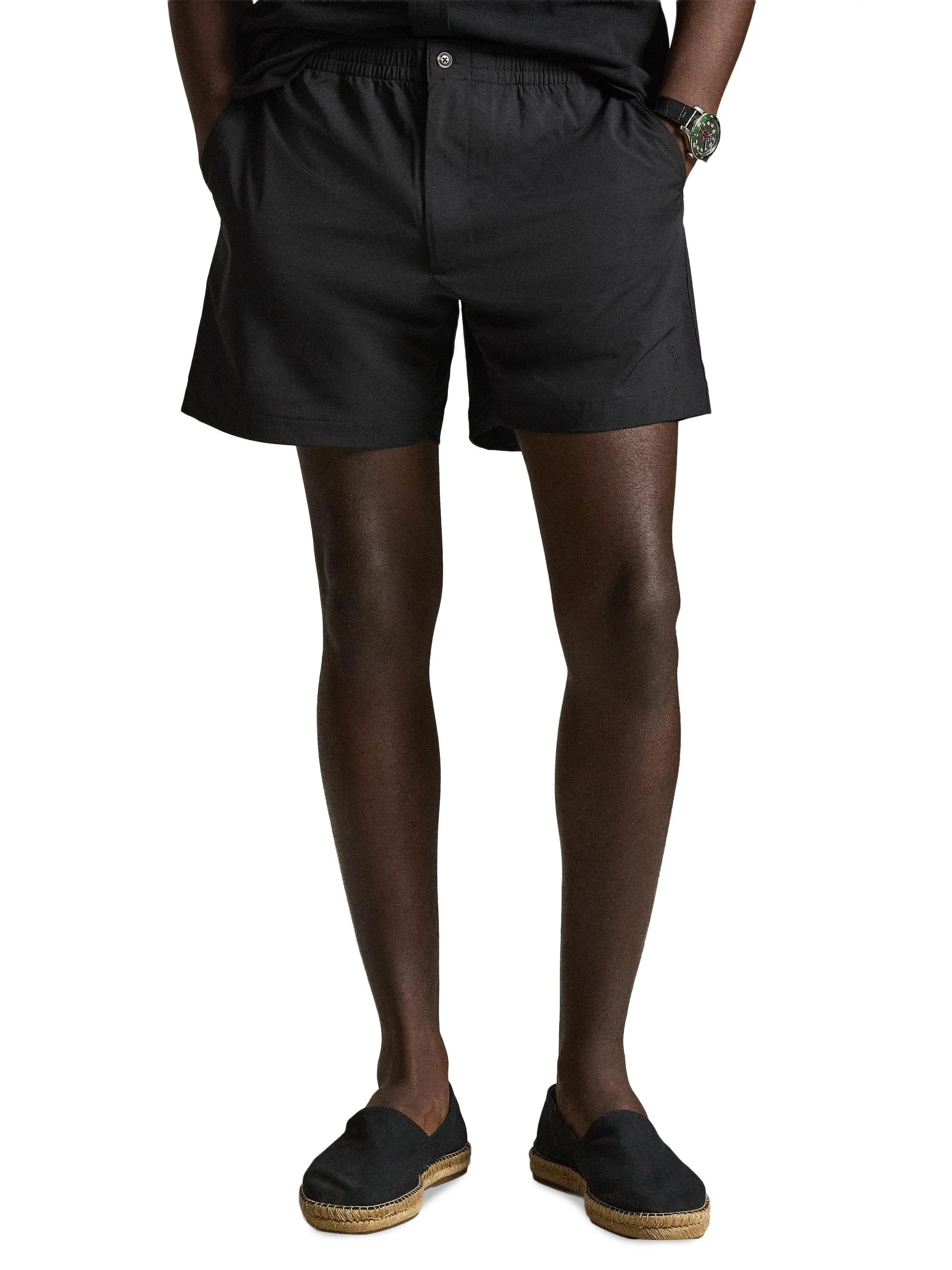Men's Elasticized Waistband Mid-Rise Trunks - New Port Navy Tonal - 1