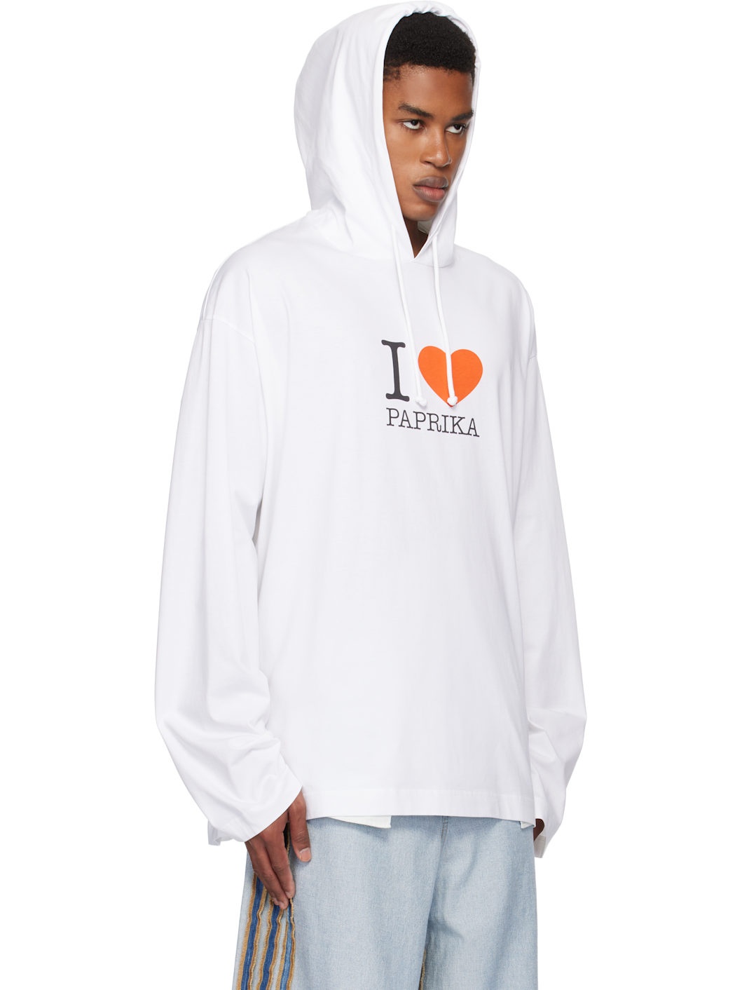 White 'I Love Paprika' Hoodie - 2