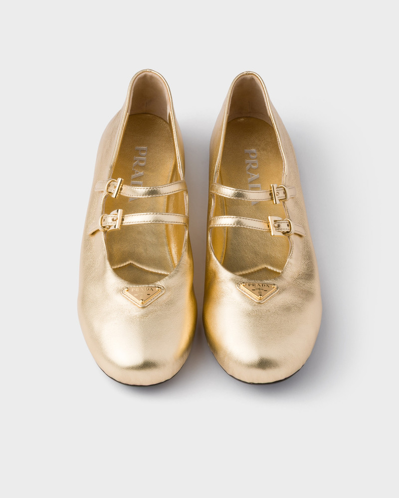 Mordoré nappa leather ballerinas 4