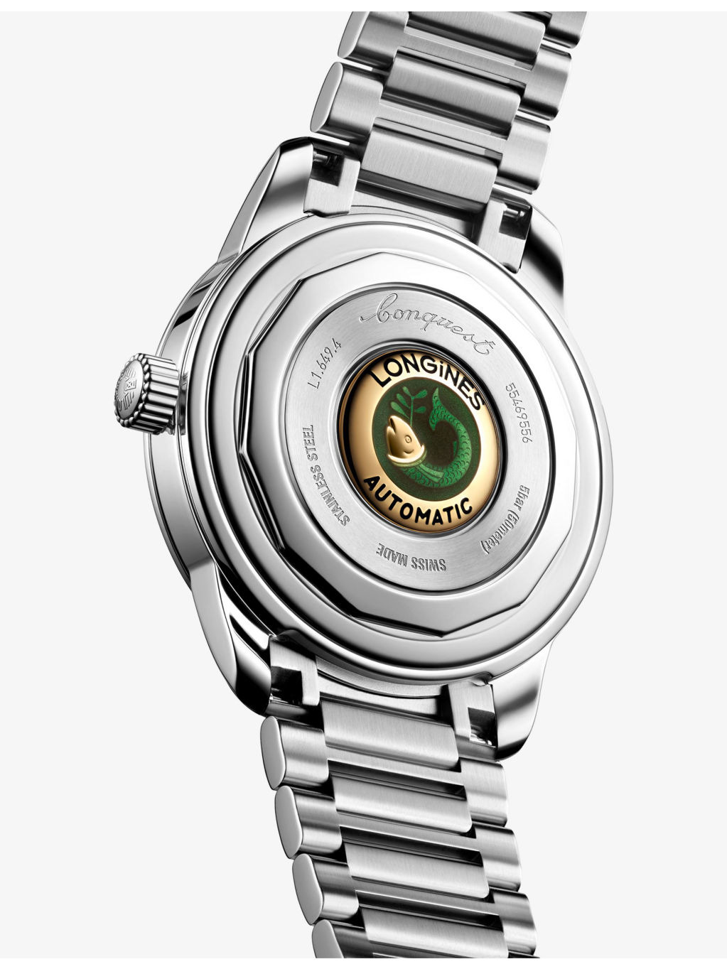 L1.649.4.02.6 Conquest Heritage Stainless-Steel Automatic Watch - 5