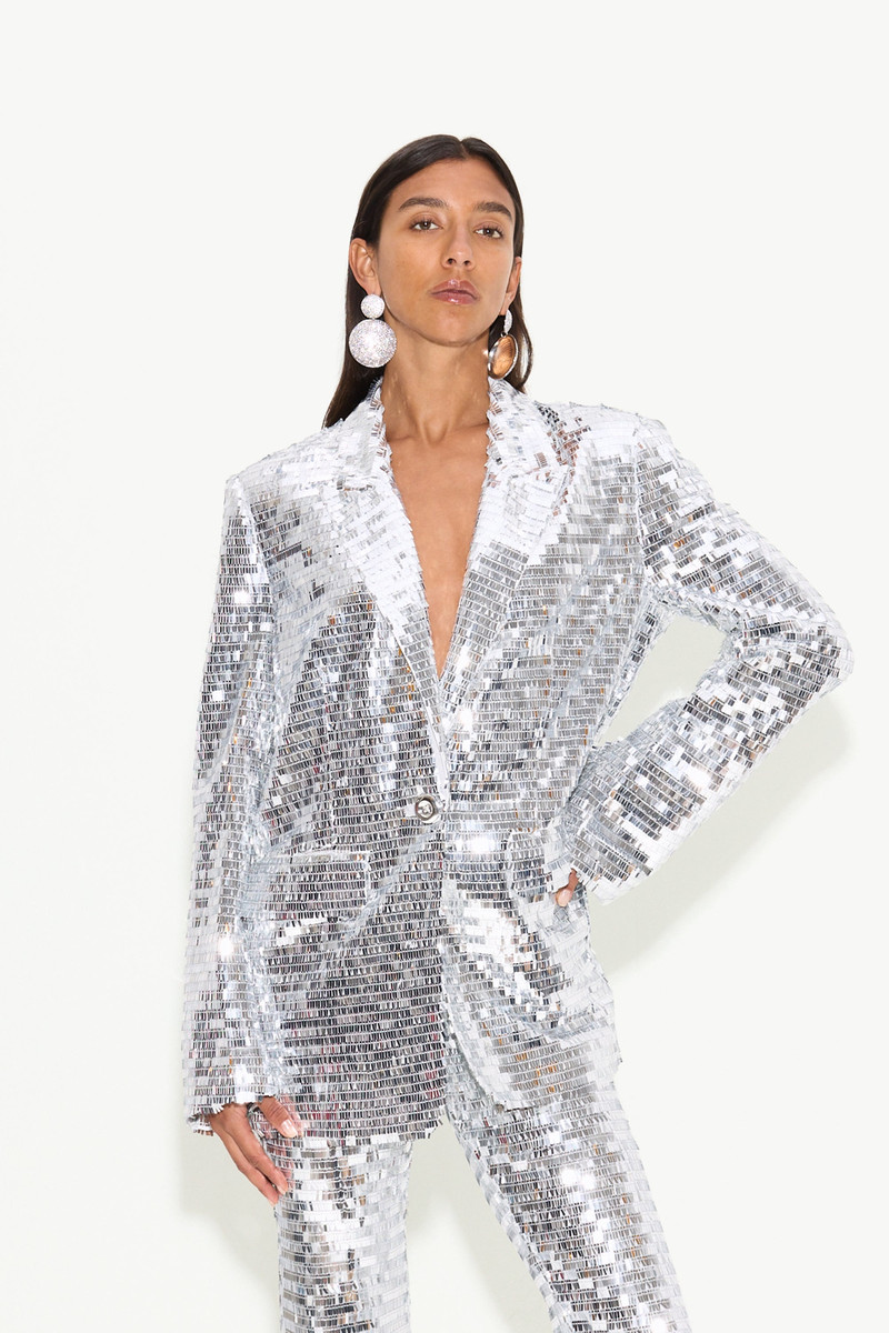 Lennox Jacket In Satellite Silver 3
