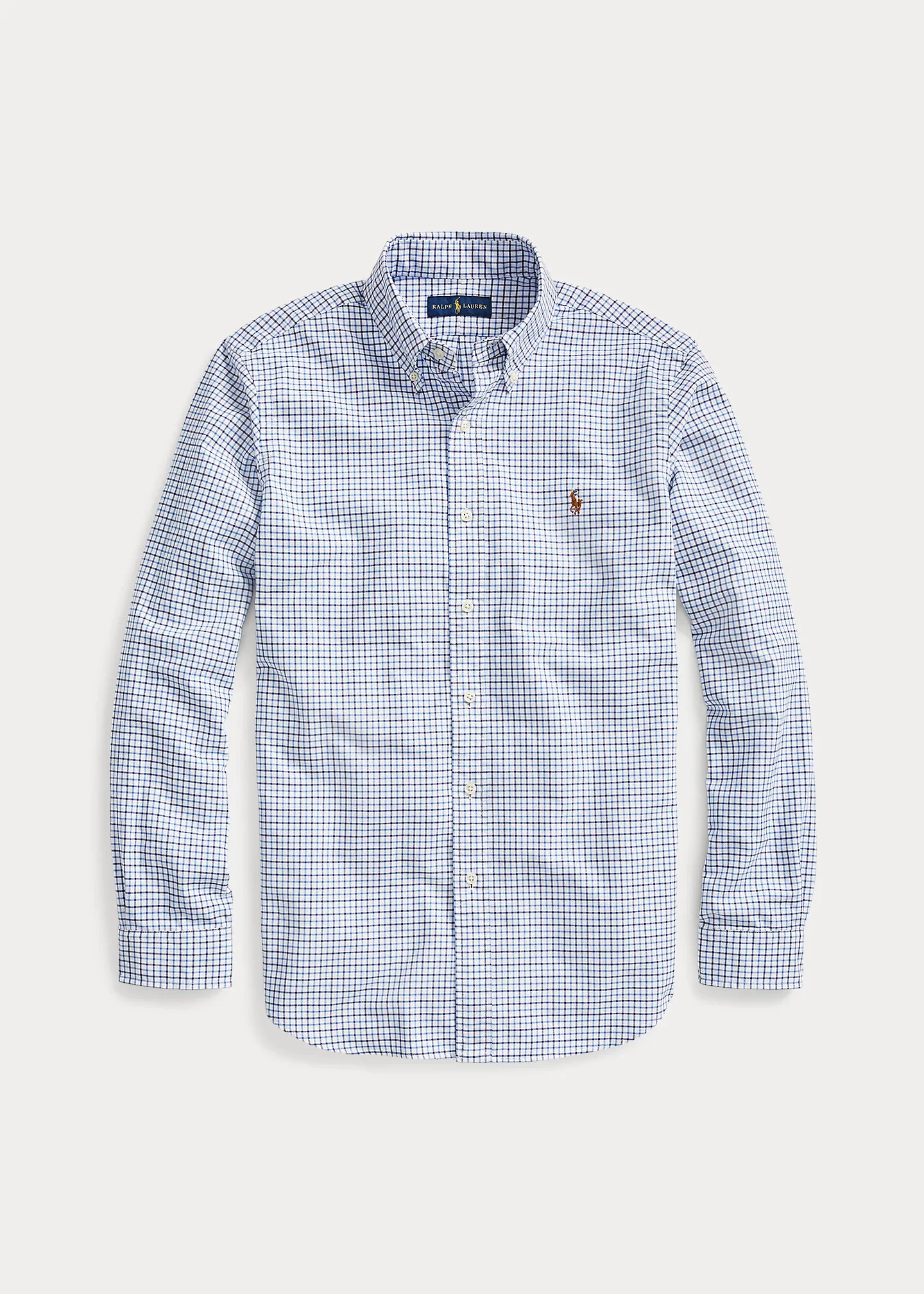 Classic Fit Tattersall Oxford Shirt - 1