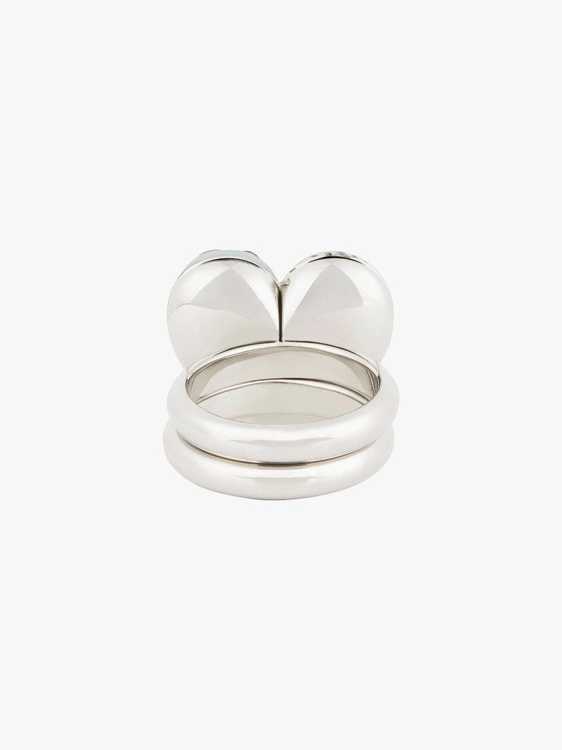 SEPARABLE TWO TONE DOUBLE RING 7