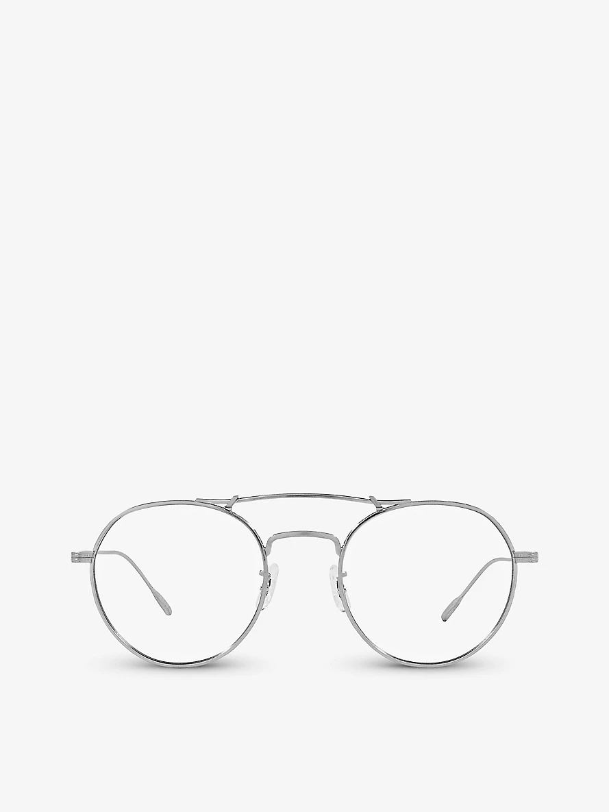 OV1309ST Reymont round-frame titanium optical glasses - 1
