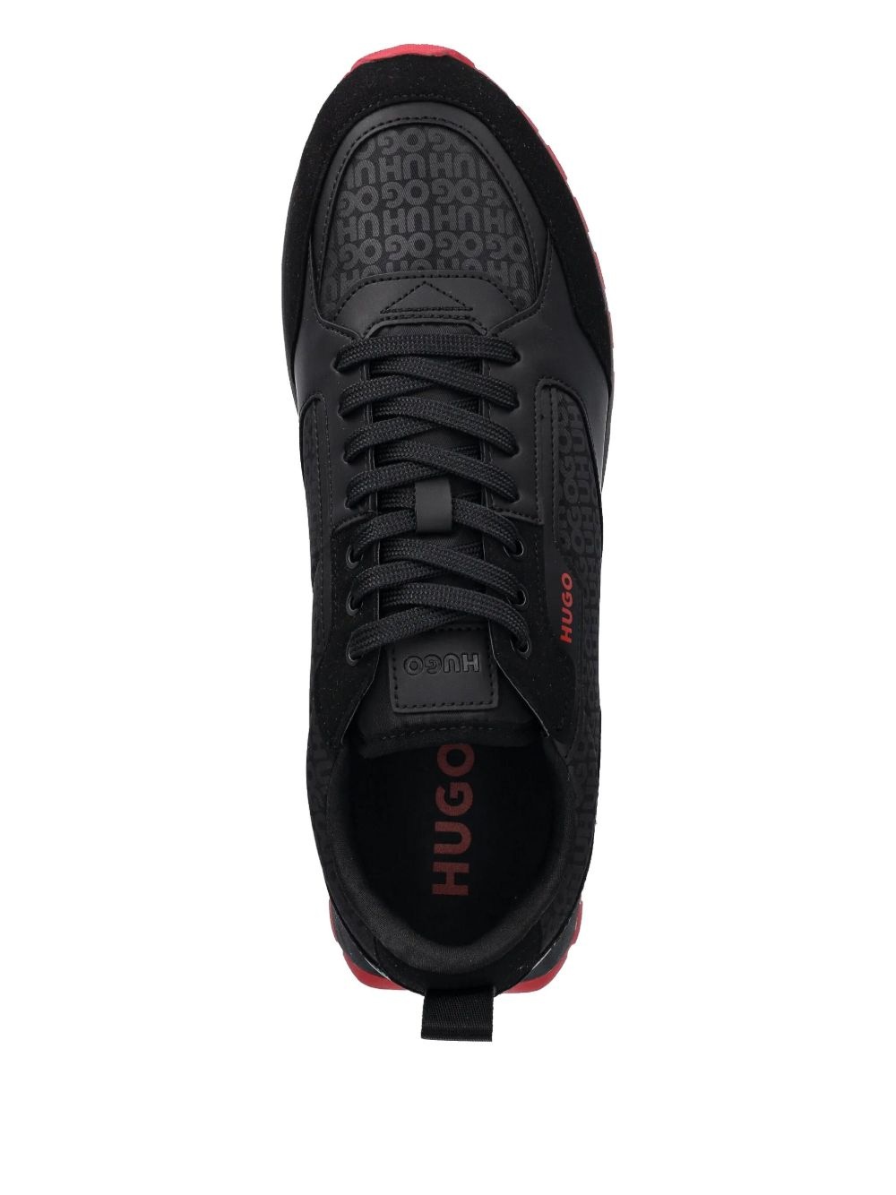 panelled sneakers - 4