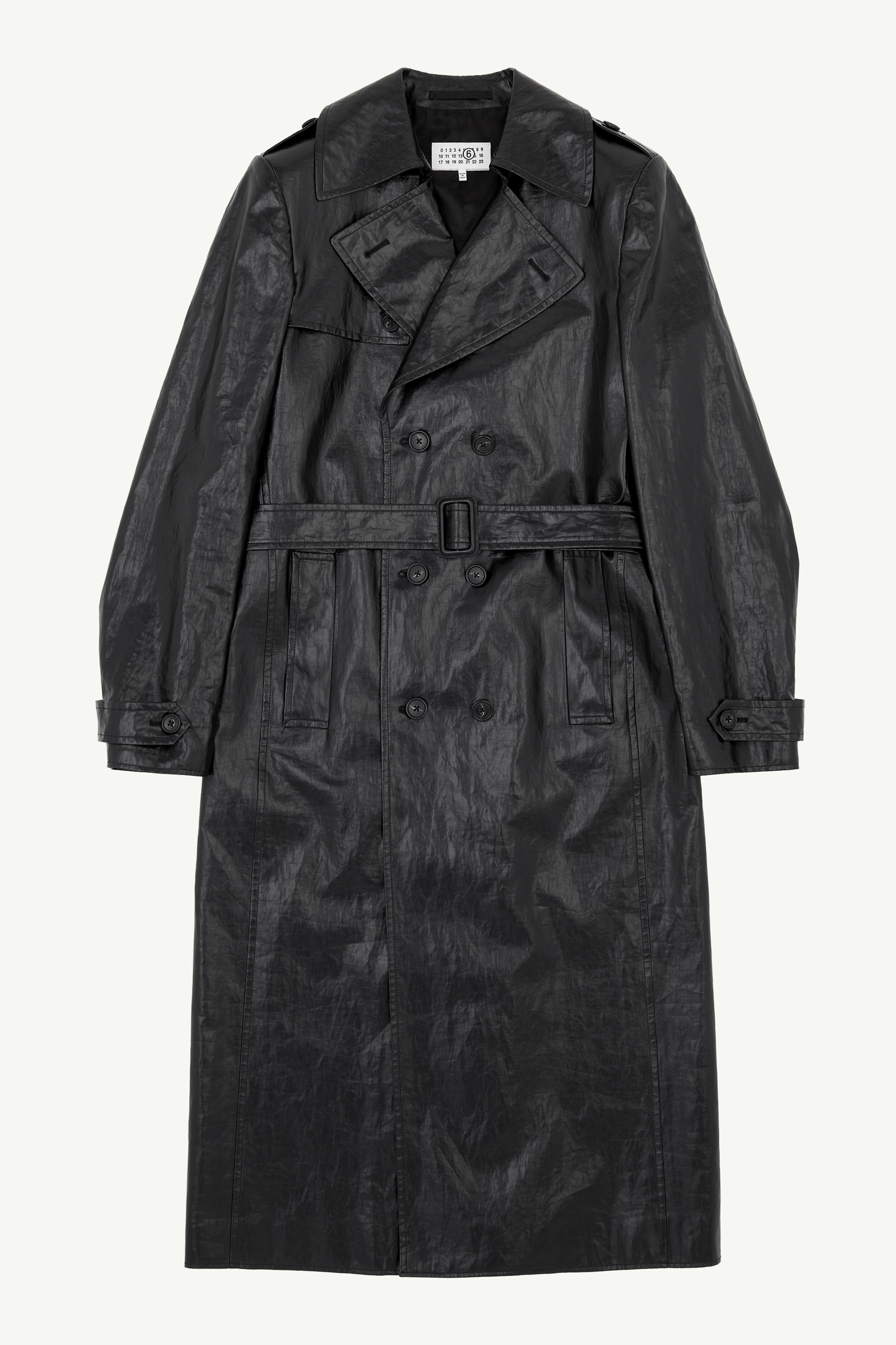 Shiny linen coat - 1