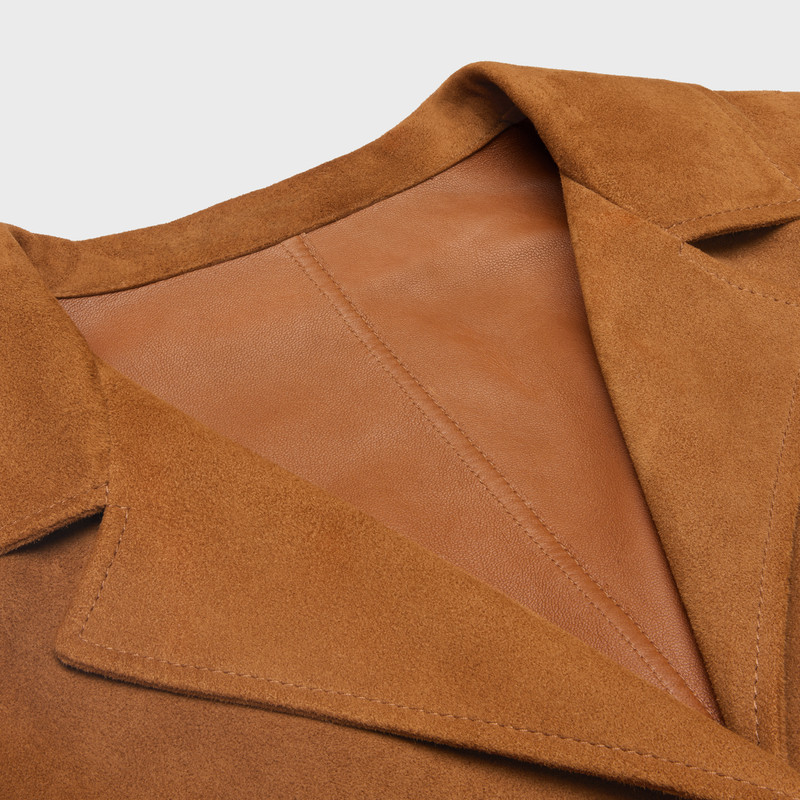 mini dress in suede 3