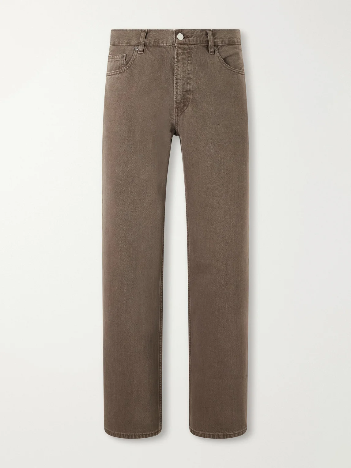 Relaxed Straight-Leg Jeans - 1