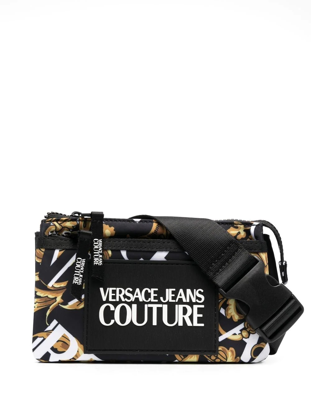 logo-print belt bag - 1