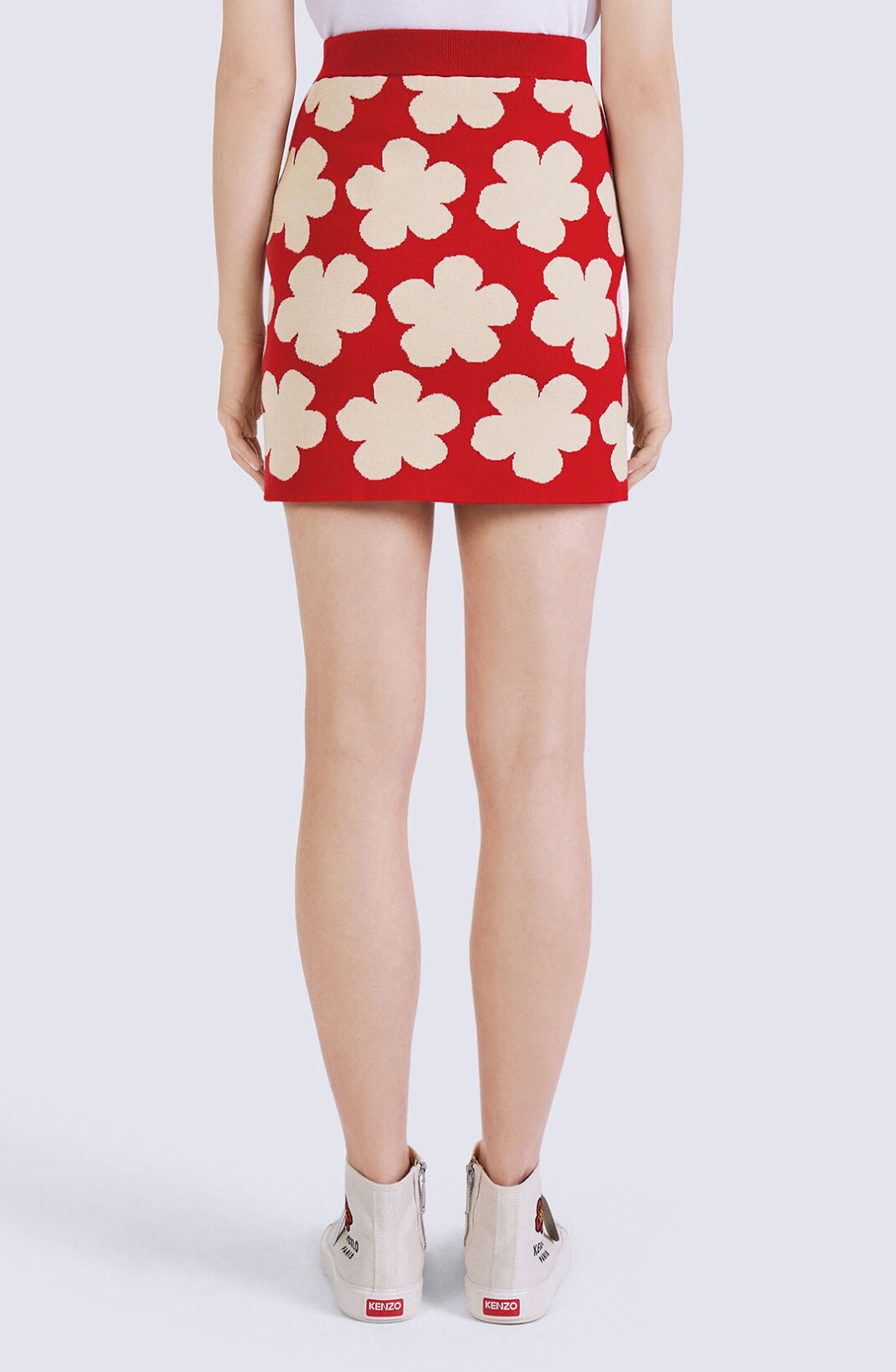 スカート KENZO STRIPPED JACQUARD MINI SKIRT Kenzo Stripped Jacquard Mini Skirt - Blue - Women