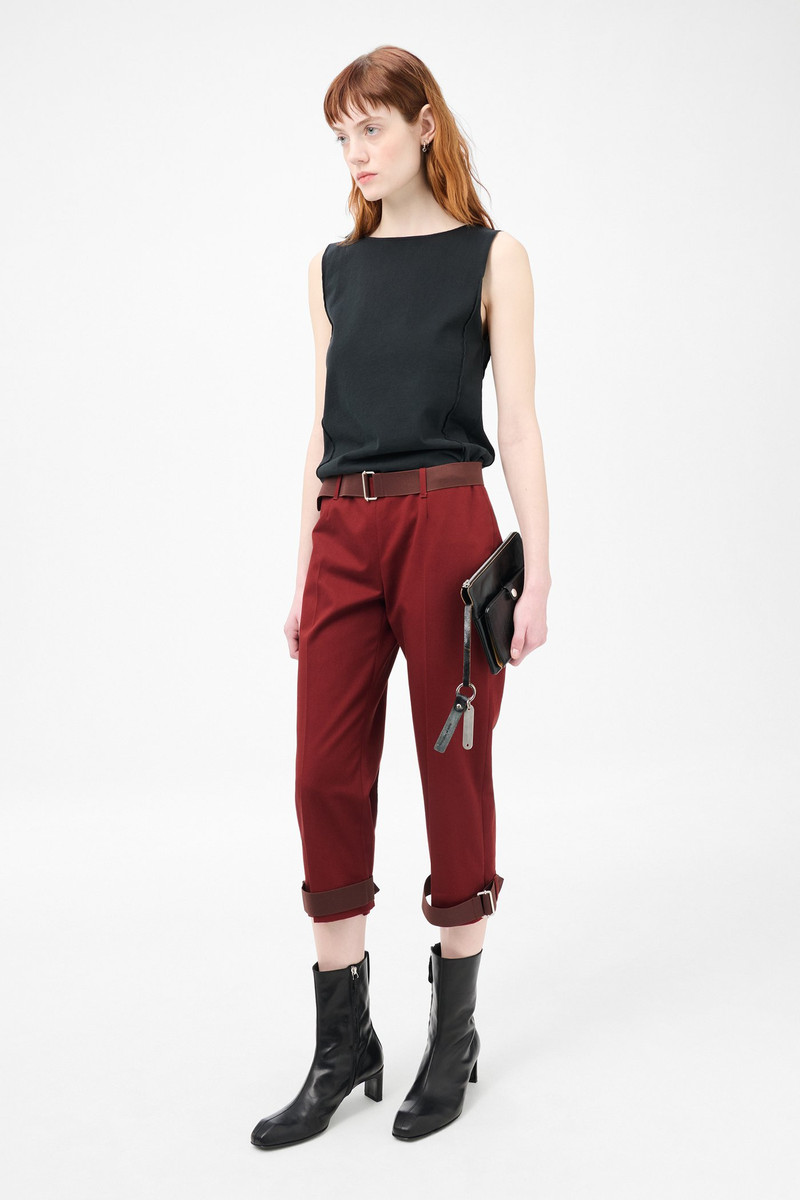 Our Legacy Sporty Capri Profound Red Megatwist Twill outlook