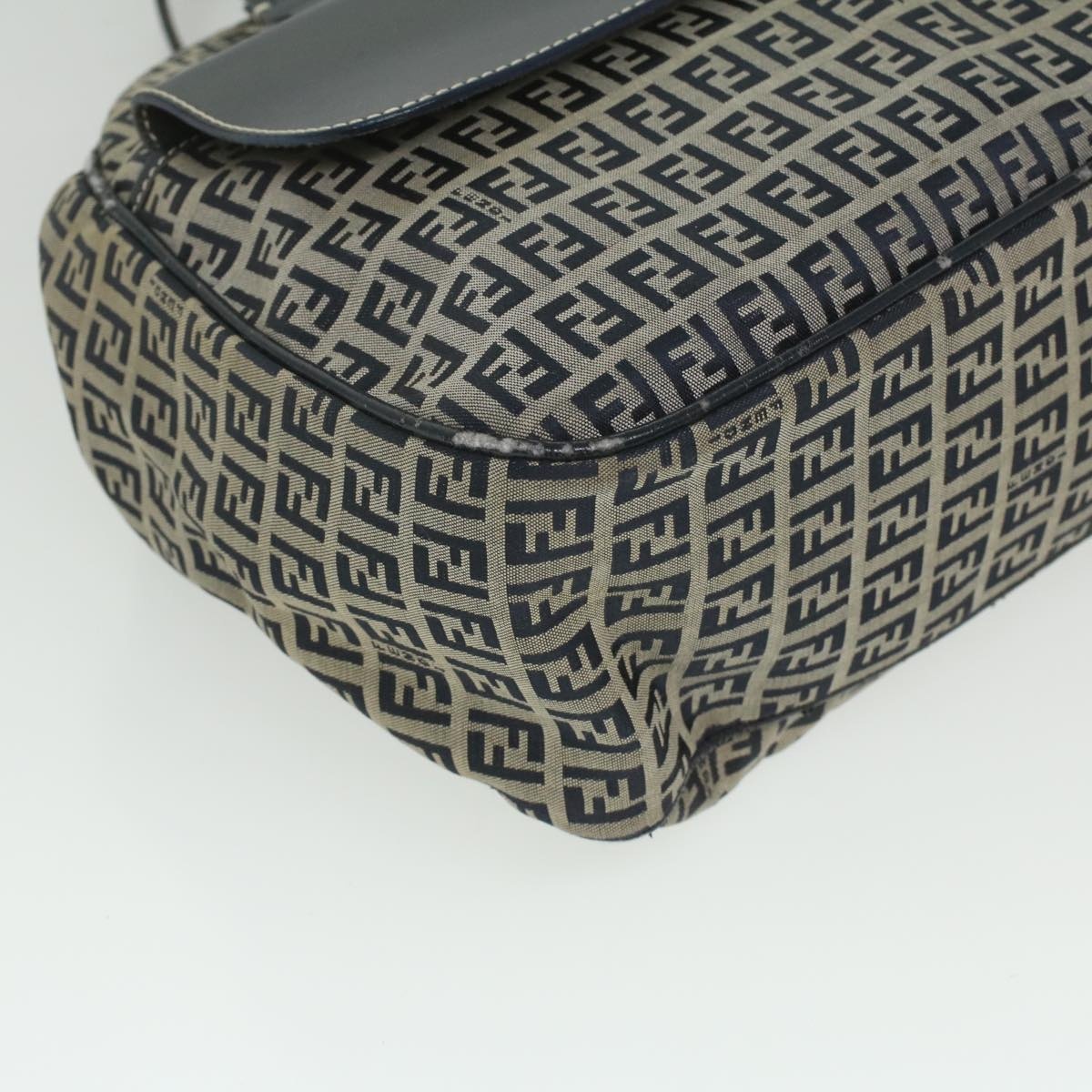 FENDI Zucchino Canvas Hand Bag Navy 71-16533-0-012 - 15