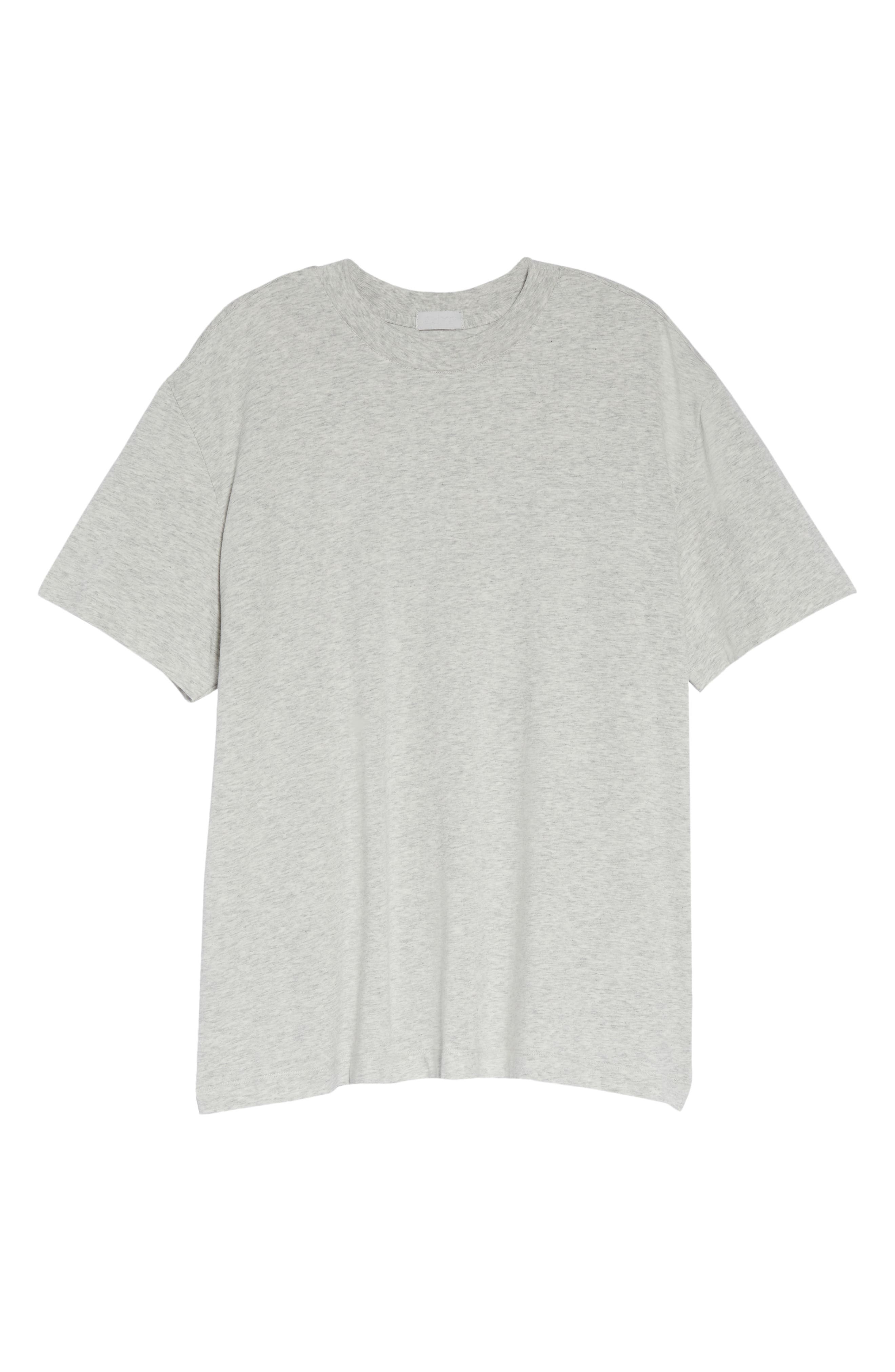 SKIMS Boyfriend T-Shirt in Light Heather Grey at Nordstrom - 5