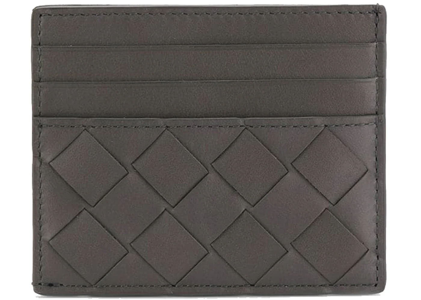 Bottega Veneta Intrecciato Weave Cardholder Black - 1